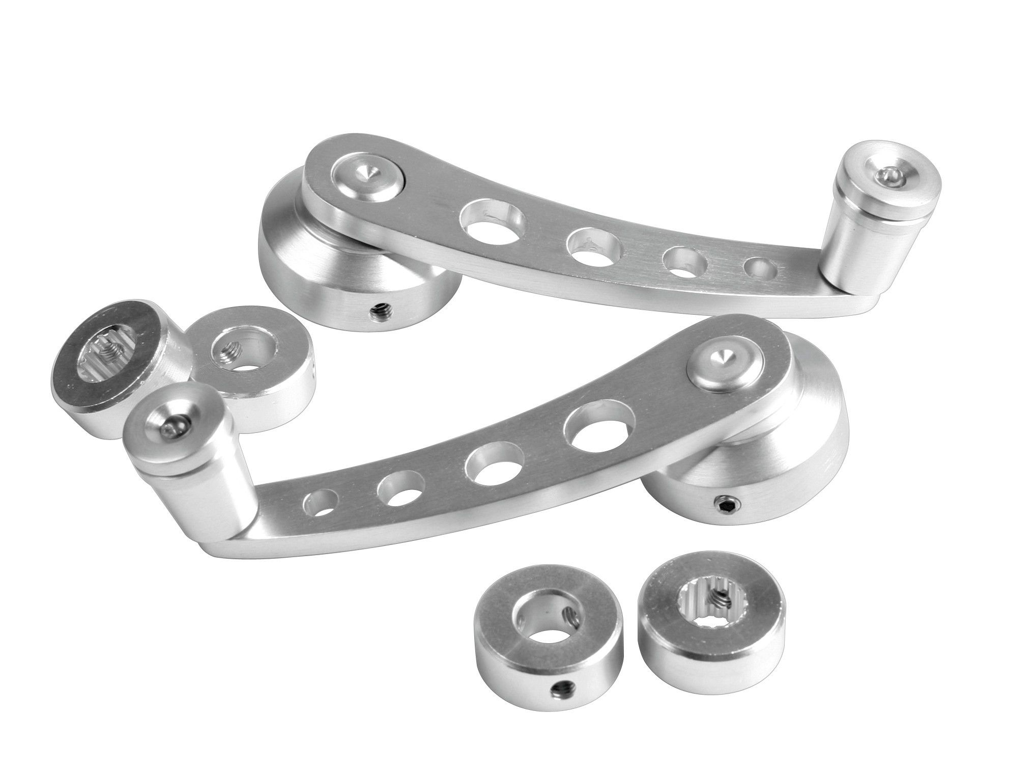 Racing Levers, kit leve alzacristalli - 10 cm - Alluminio