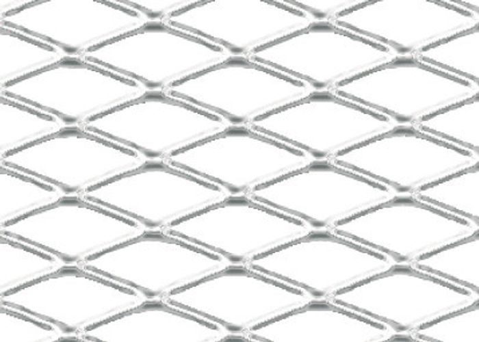 Racing Grill - Rombo medio 6x12 mm - 120x20 cm - Lucido