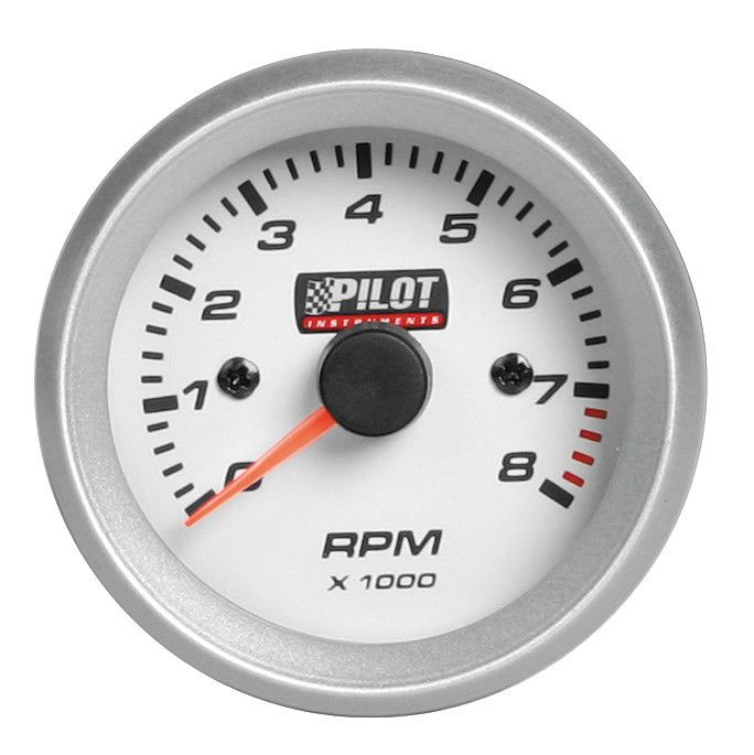 Contagiri 0-8000 RPM - Ø 2” (52 mm) - Blue-Light - 3/4/6 cilindri