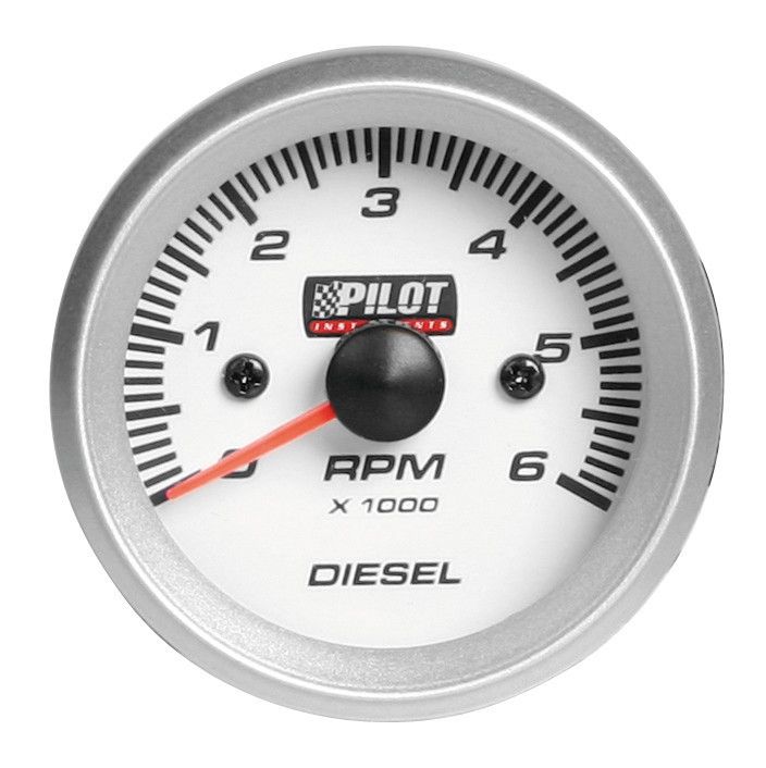 Contagiri diesel 0-6000 RPM - Ø 2” (52 mm) - Blue-Light - 4/6/8 cilindri