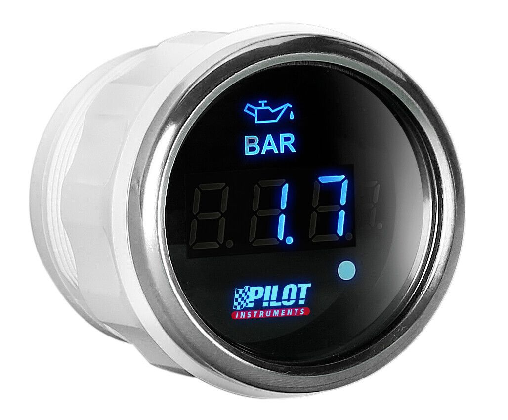 Black Digital Gauge Series, Pressione Olio - Ø 2” (52 mm)