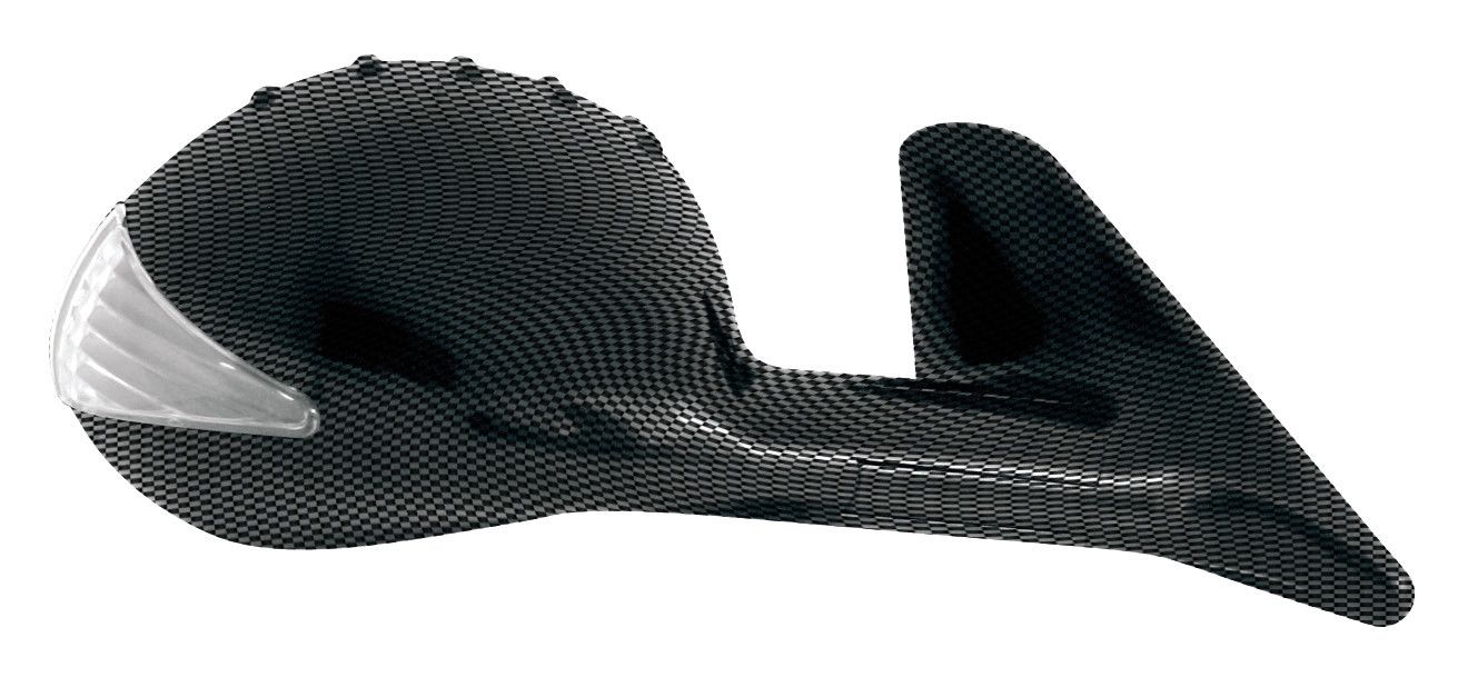 Race-8 Led E, coppia specchi retrovisori esterni - Carbon