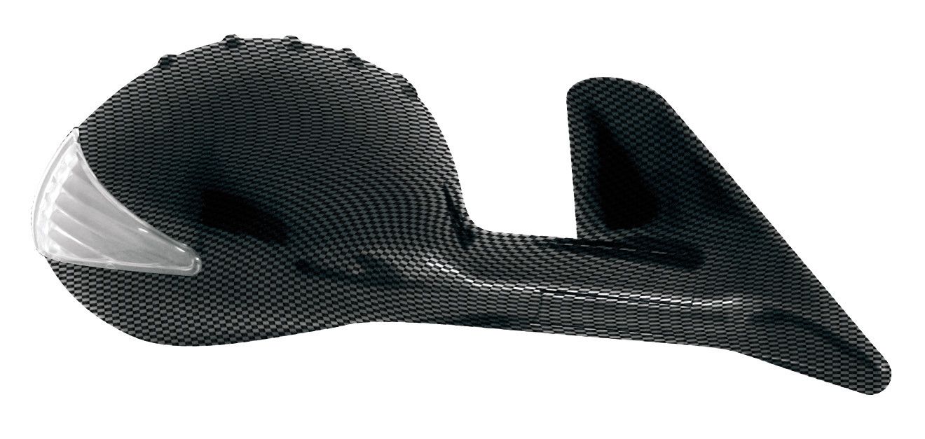 Race-8 Led, coppia specchi retrovisori esterni - Carbon
