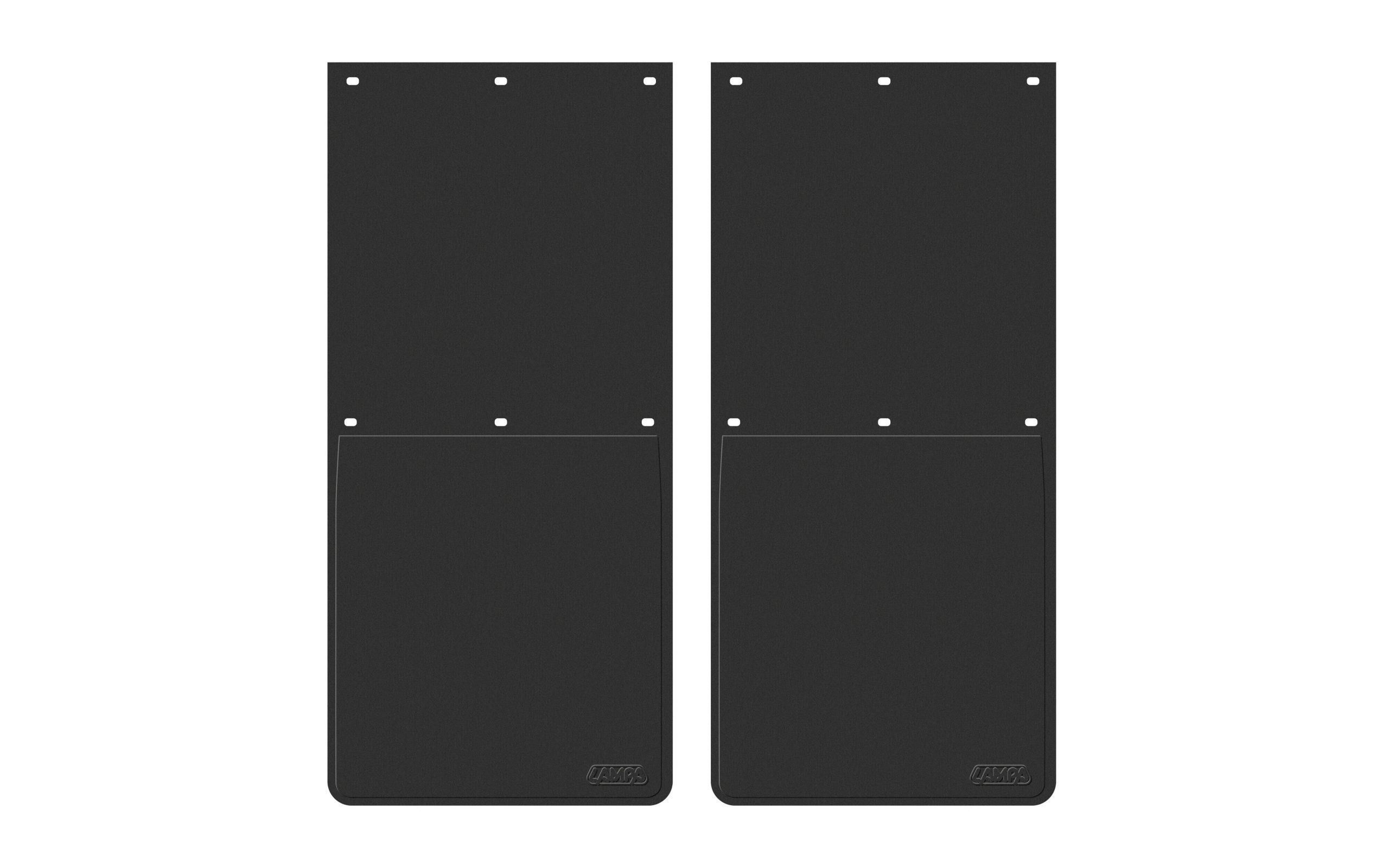 Coppia paraspruzzi in PVC omologati antispruzzo - 35x75 cm