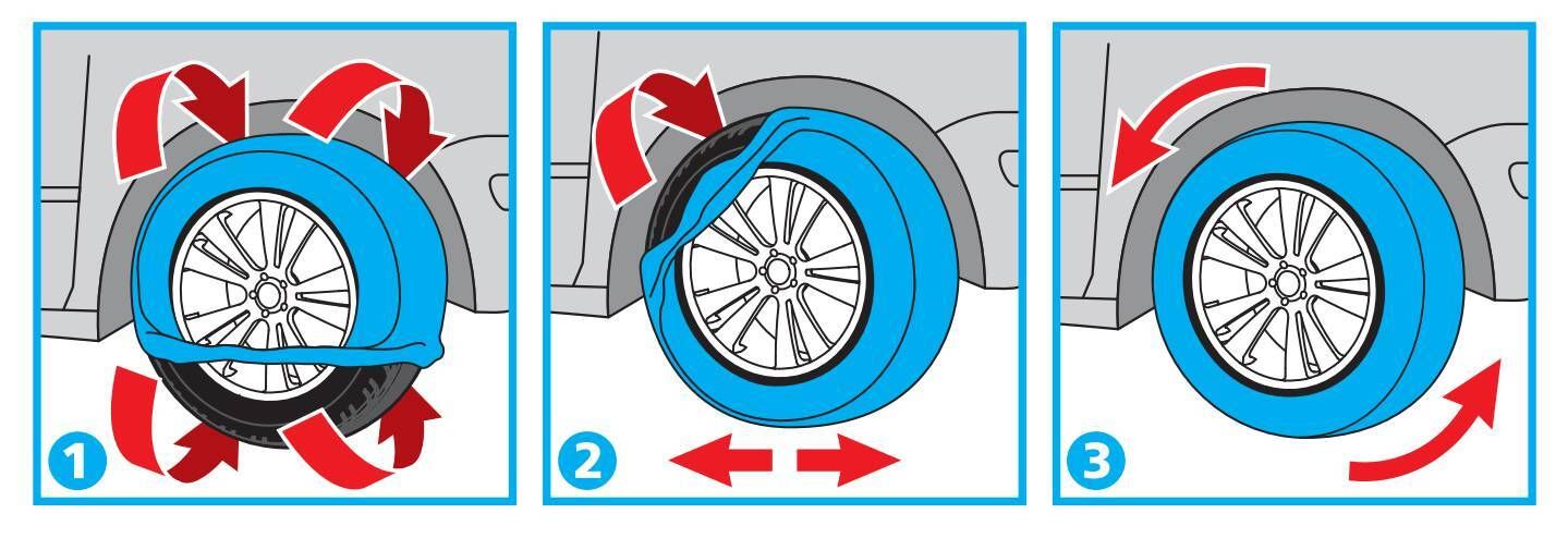 Nördik, coppia di calze da neve per auto - GP-XL - Image 5