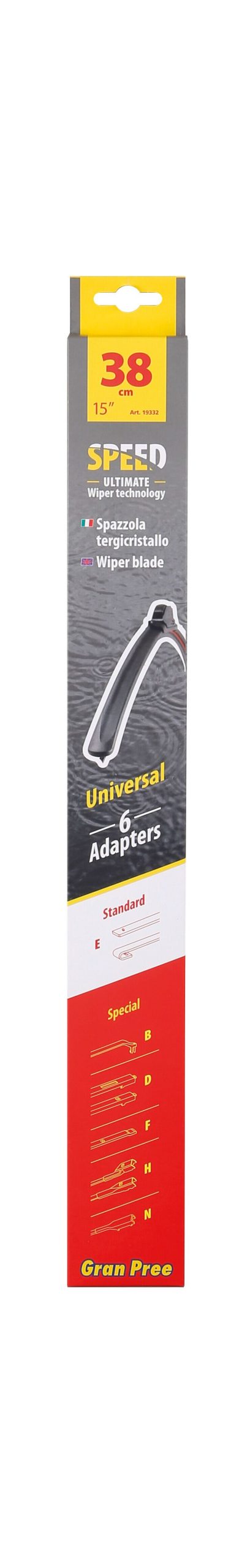 Gran-Pree Speed, spazzola tergicristallo - 38 cm (15") - 1 pz - Image 3