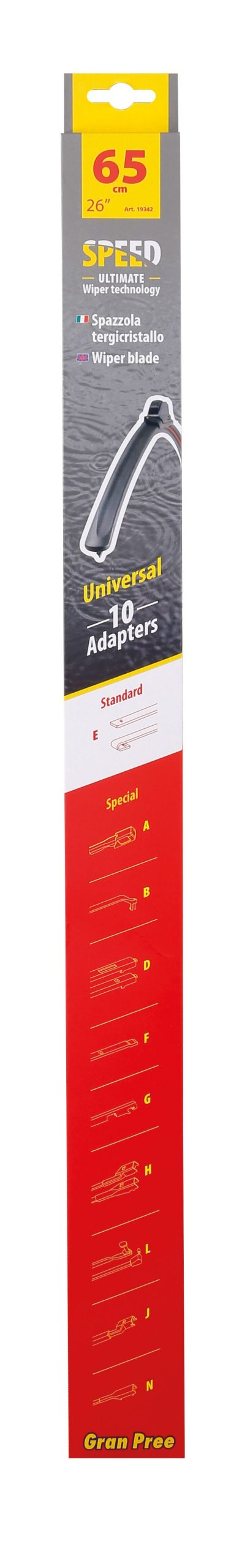 Gran-Pree Speed, spazzola tergicristallo - 65 cm (26") - 1 pz - Image 3