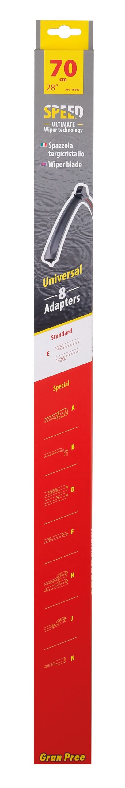 Gran-Pree Speed, spazzola tergicristallo - 70 cm (28") - 1 pz - Image 3