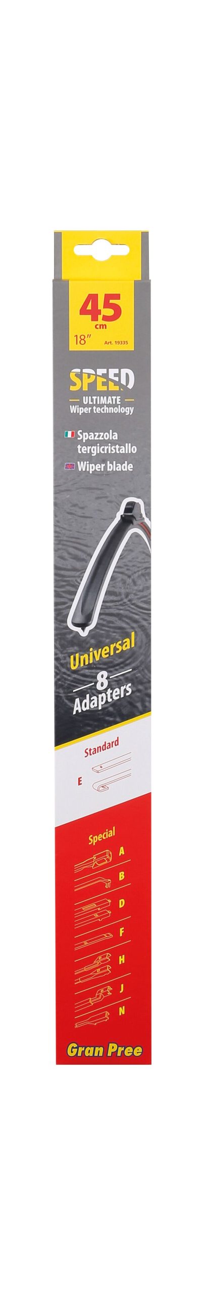 Gran-Pree Speed, spazzola tergicristallo - 45 cm (18") - 1 pz - Image 3