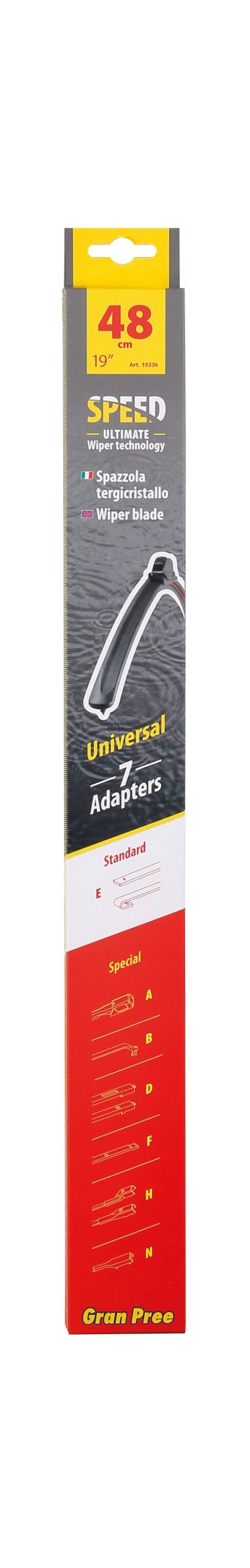 Gran-Pree Speed, spazzola tergicristallo - 48 cm (19") - 1 pz - Image 3