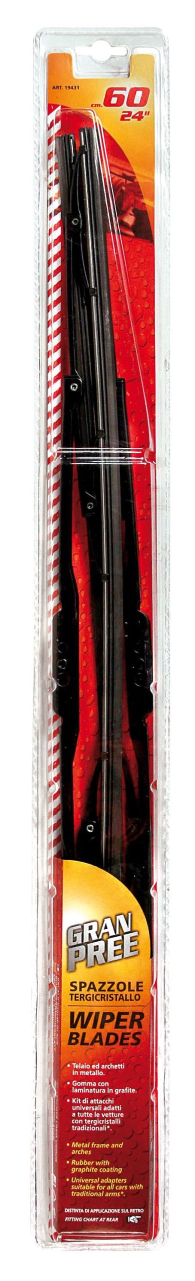 Gran-Pree, spazzole tergicristallo - 60 cm (24") - 2 pz