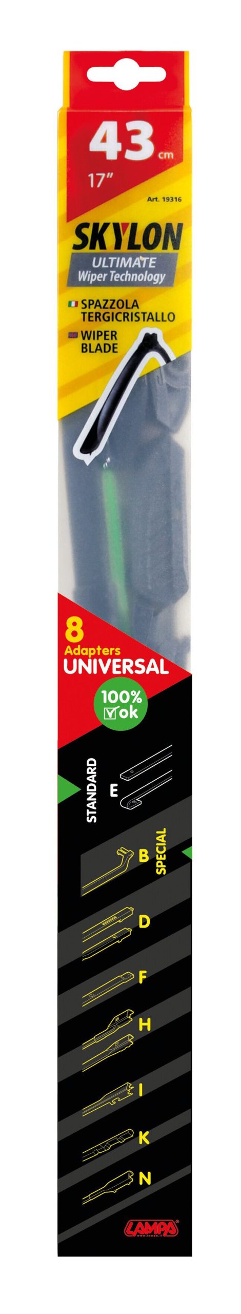 Skylon, spazzola tergicristallo - 43 cm (17") - 1 pz - Image 3