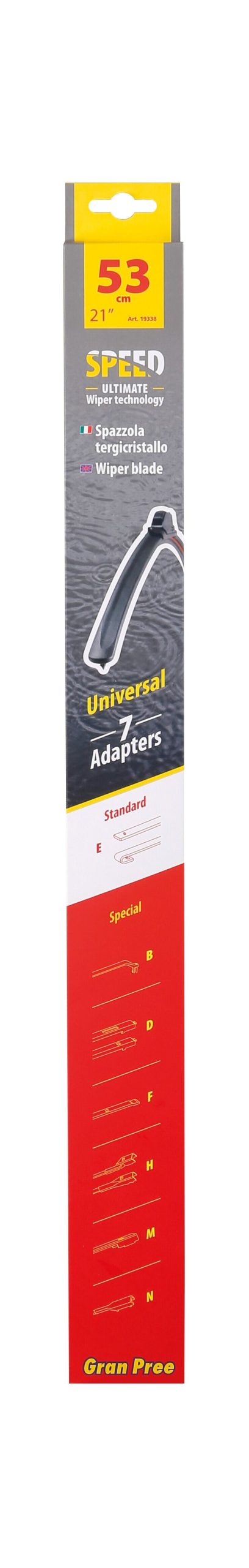 Gran-Pree Speed, spazzola tergicristallo - 53 cm (21") - 1 pz - Image 3