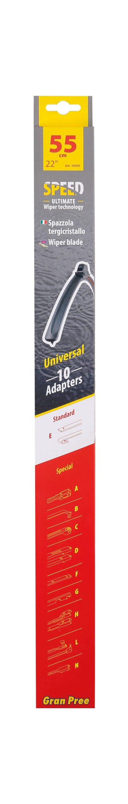 Gran-Pree Speed, spazzola tergicristallo - 55 cm (22") - 1 pz - Image 3