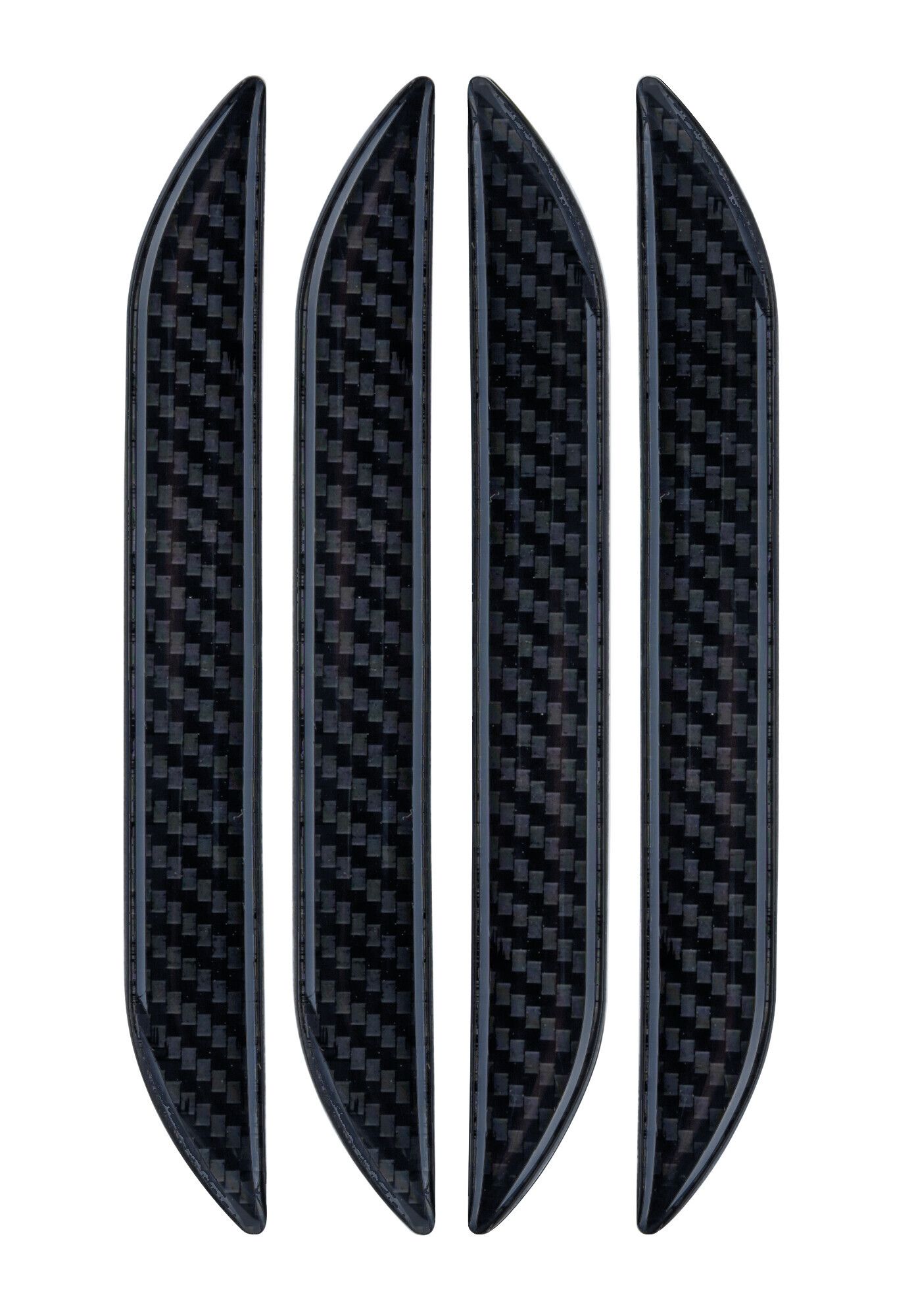 Slim, set 4 salvaporta adesivi - Carbon Look