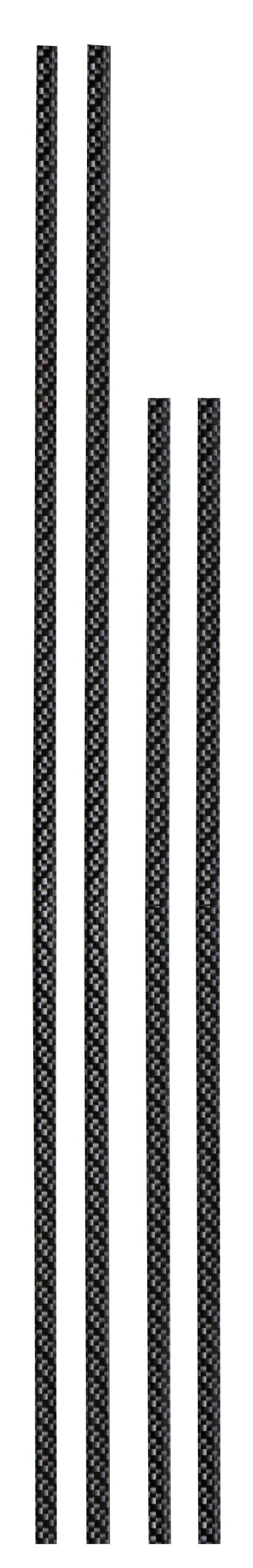 Contour-4, set 4 pezzi salvaporta - Carbon