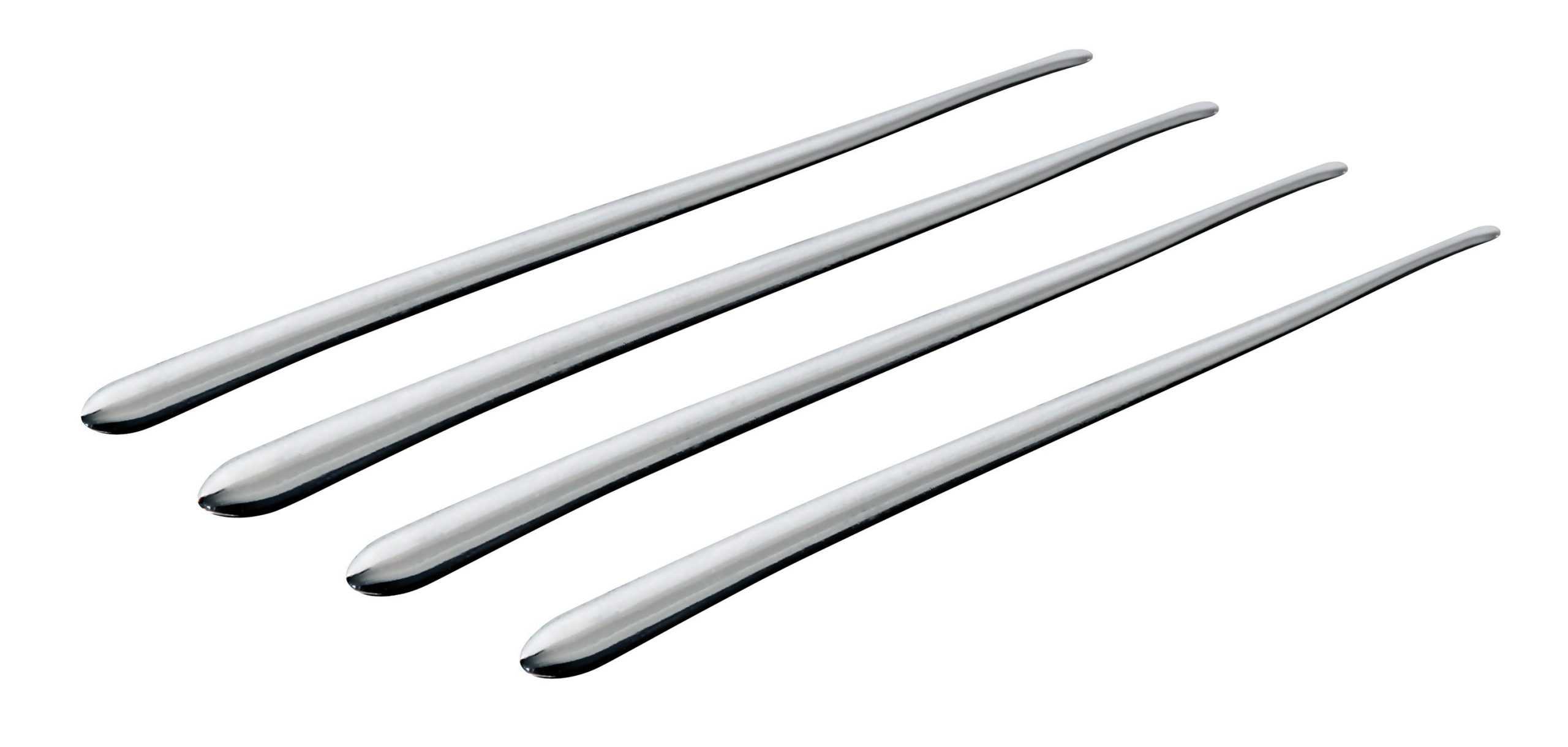 Mirror-Trims 4, decorazioni adesive cromate, 4 pz - 170 mm