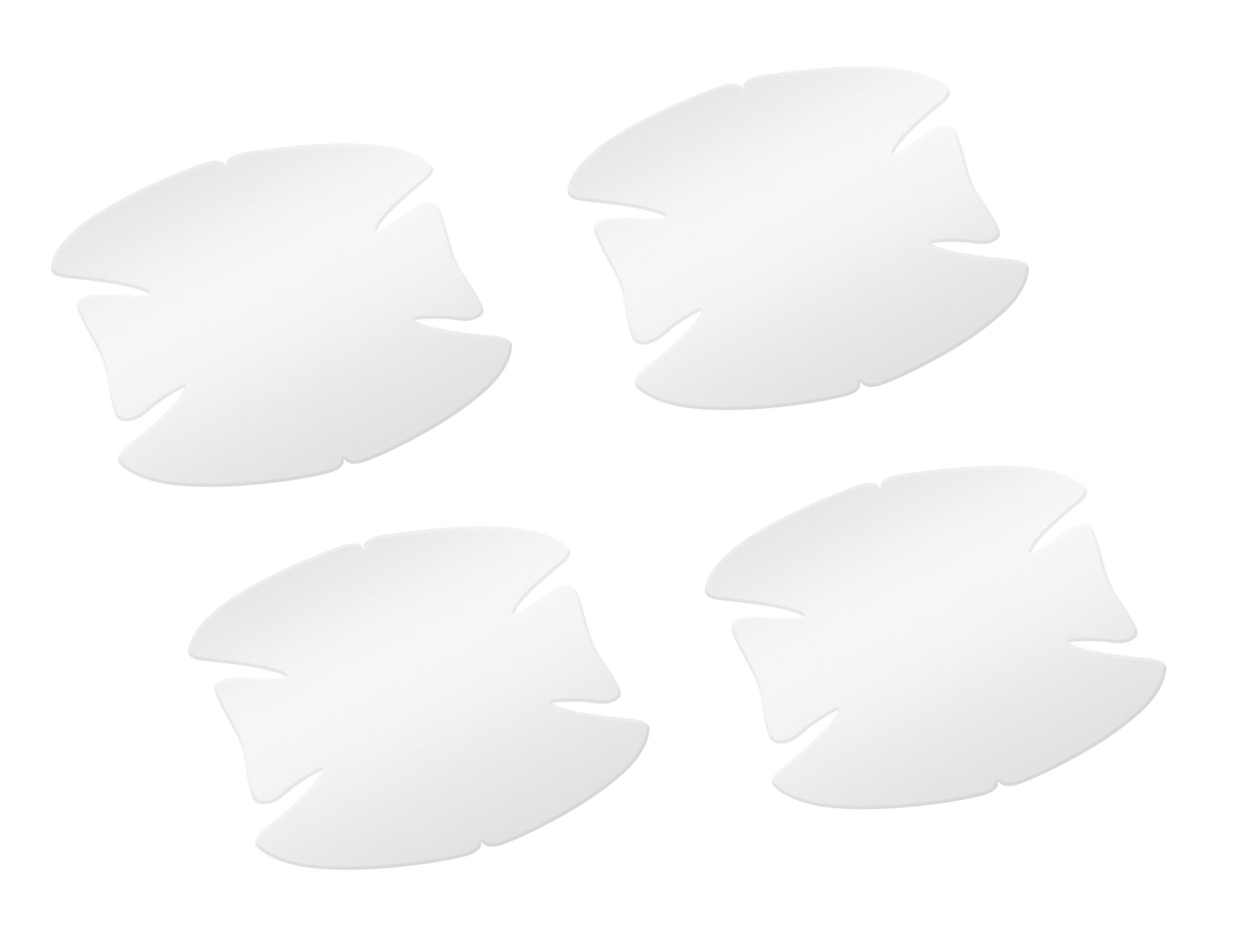 Pellicole antigraffio per incavi maniglie, set 4 pz - 8x8 cm