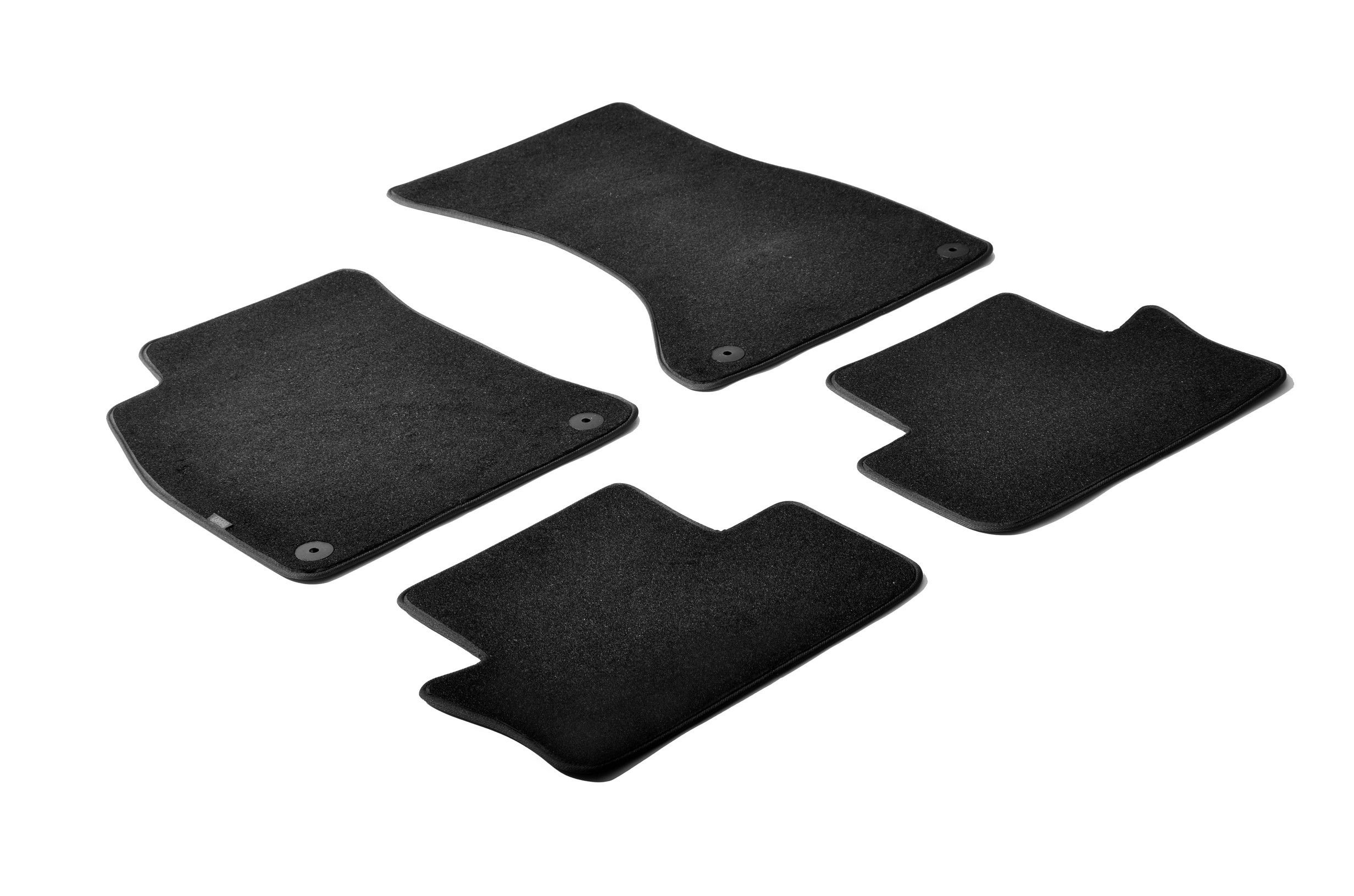 Set tappeti su misura in moquette - compatibile per Audi A4 4p (01/01>10/07) - Audi A4 Cabrio (05/02>03/08) - Seat Exeo 4p (05/09>12/12) - Seat Exeo ST (09/09>12/12)