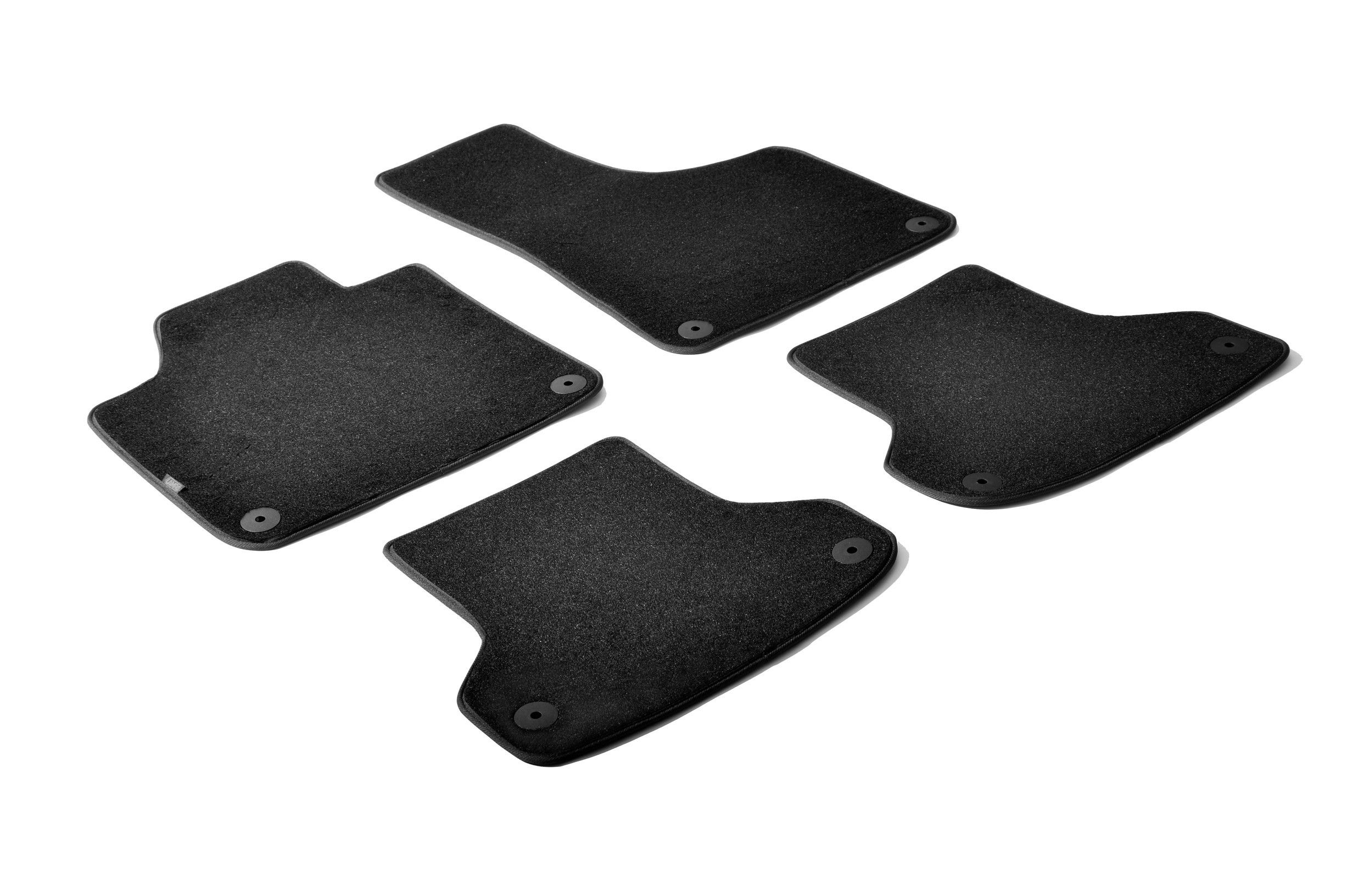 Set tappeti su misura in moquette - compatibile per Audi A3 3p (05/03>08/12) - Audi A3 Cabriolet (04/08>02/14) - Audi A3 Sportback (09/04>10/12)