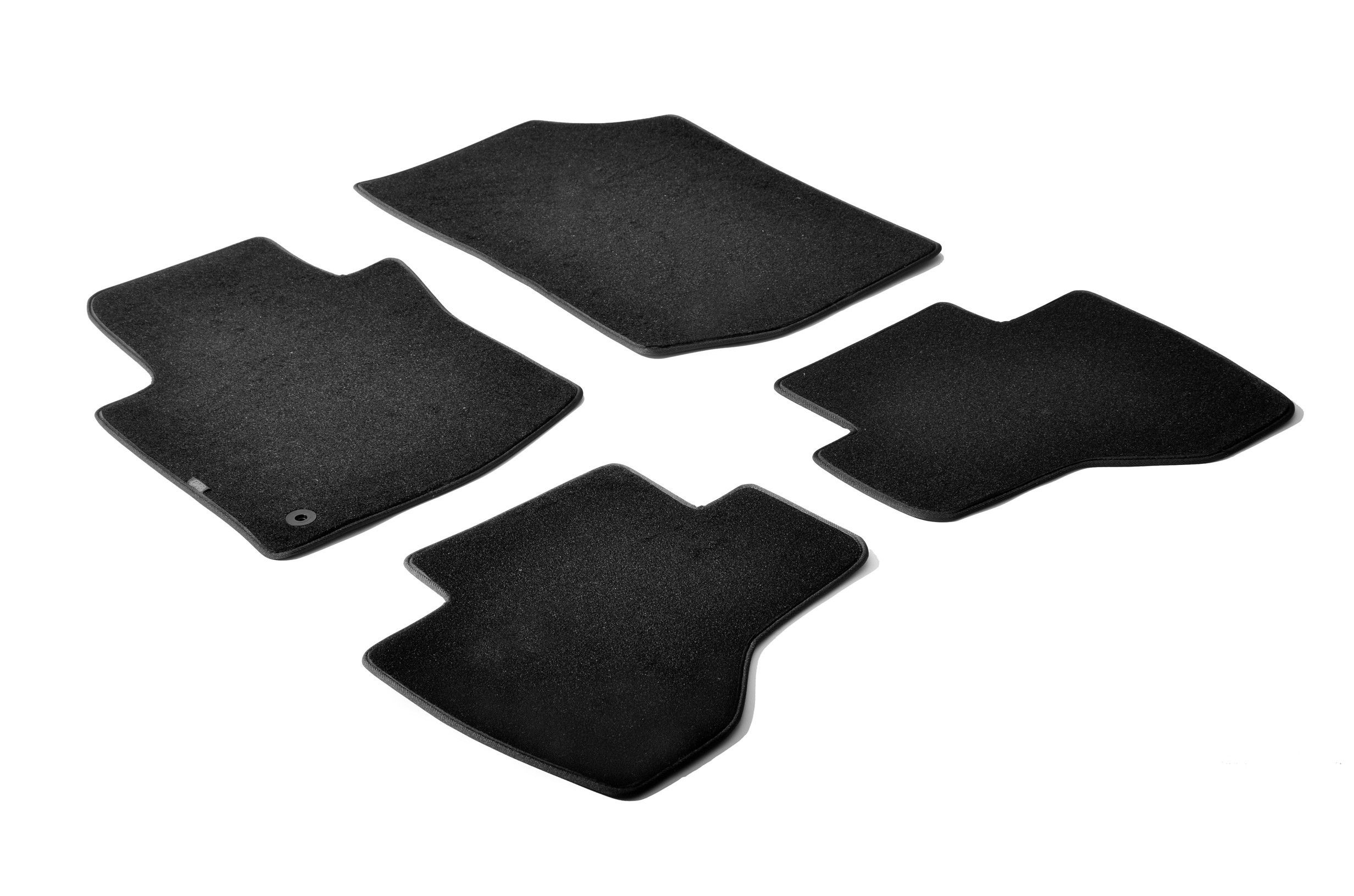 Set tappeti su misura in moquette - compatibile per Citroen C1 3p (05/05>05/14) 1 fix lato guida - Citroen C1 5p (05/05>05/14) 1 fix lato guida - Peugeot 107 3p (07/05>02/12) 1 fix lato guida - Peuge