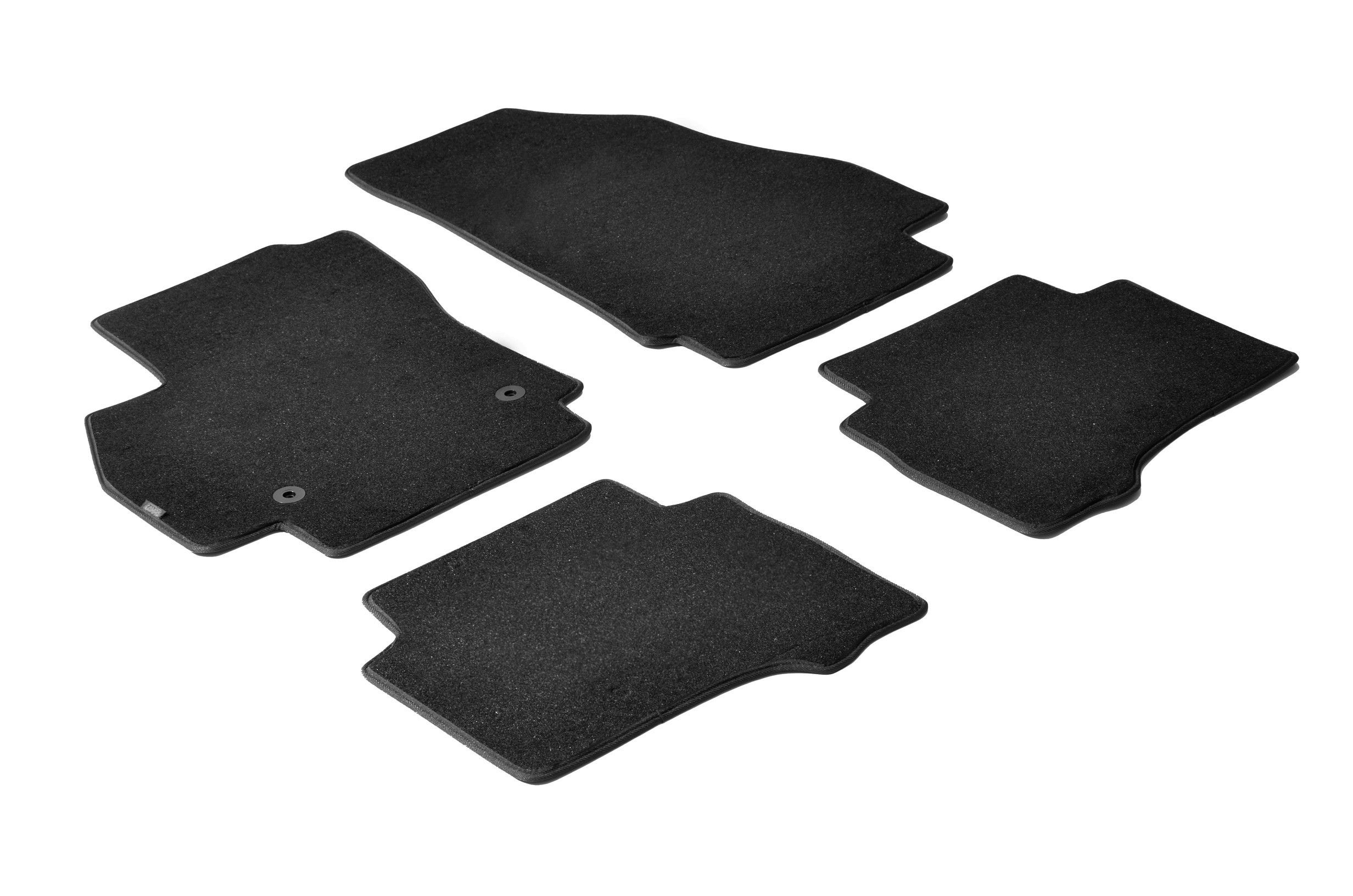 Set tappeti su misura in moquette - compatibile per Citroen Nemo 5p (12/08>03/14) - Citroen Nemo Van (12/08>03/14) - Fiat Fiorino (11/07>) - Fiat Qubo 5p (09/08>05/20) - Peugeot Bipper (05/08>09/17)