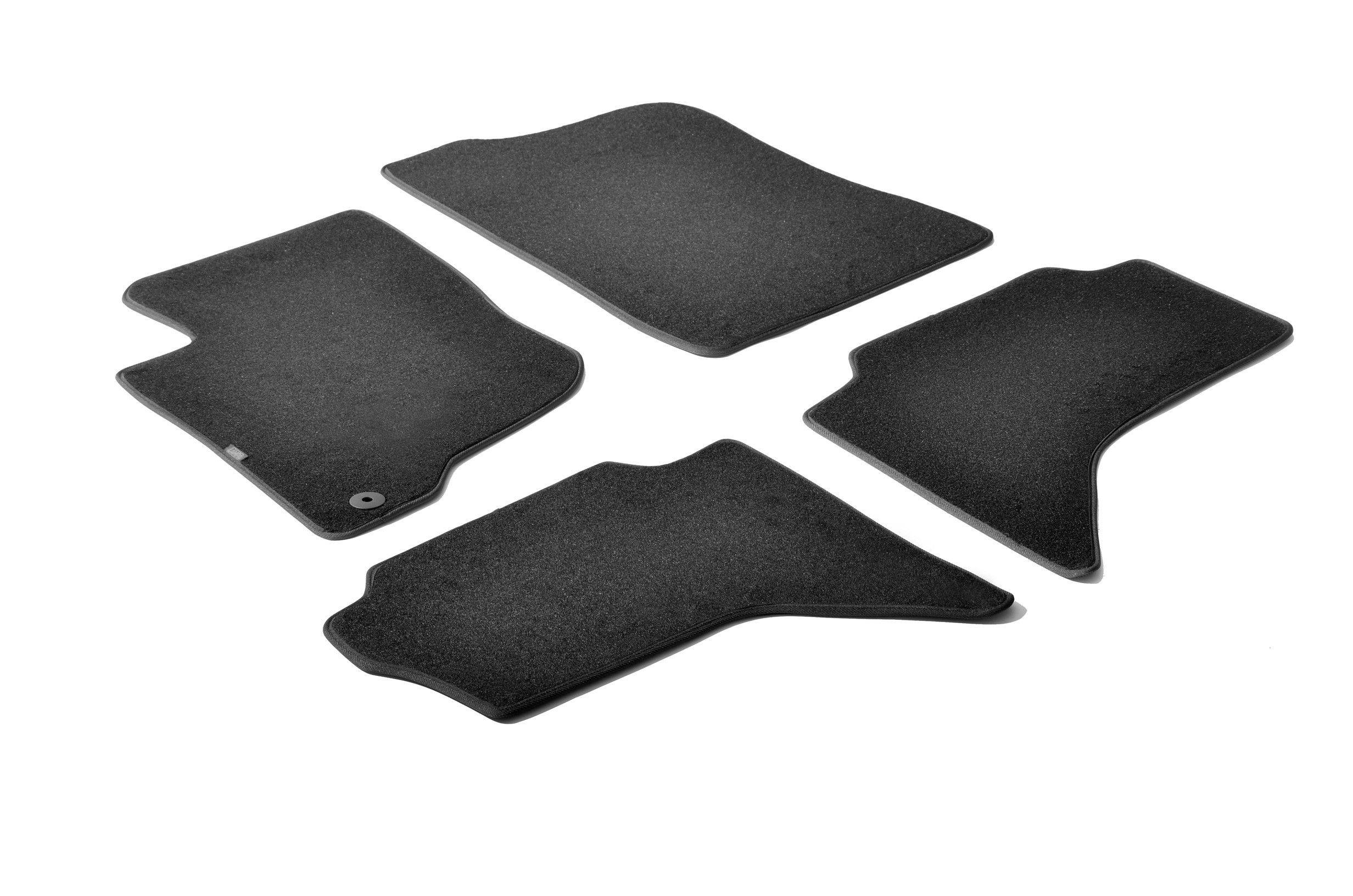 Set tappeti su misura in moquette - compatibile per Fiat Fullback Cabina Estesa (09/16>01/21) 1 fix - Fiat Fullback Doppia Cabina (09/16>01/21) 1 fix - Mitsubishi L200 Club Cab (09/15>06/23) 1 fix -