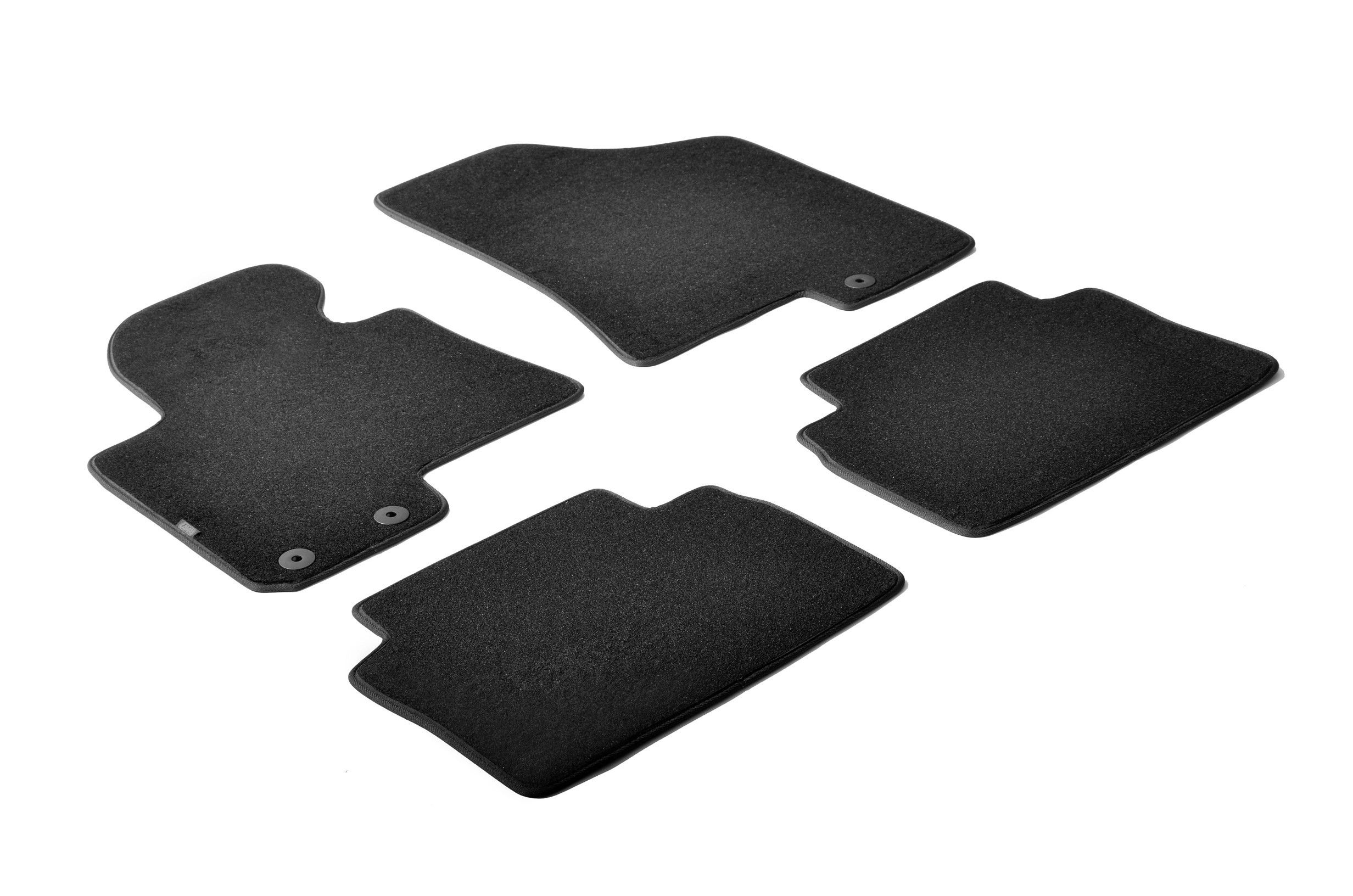 Set tappeti su misura in moquette - compatibile per Hyundai ix35 (03/10>12/15) - Kia Sportage (09/10>02/16)