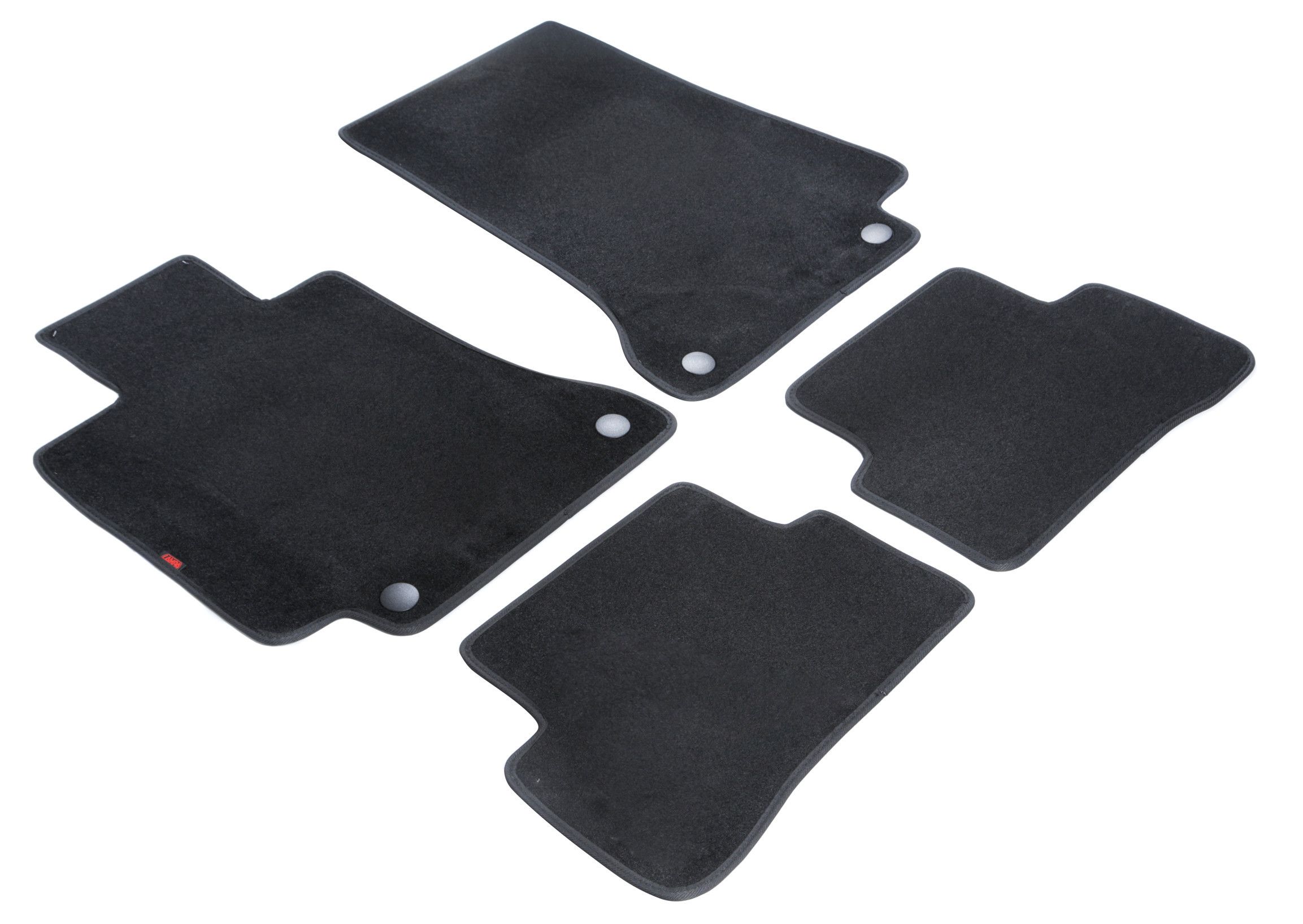 Set tappeti su misura in moquette - compatibile per Mercedes Classe C 4p (03/14>05/21) - Mercedes Classe C sw (09/14>05/21)