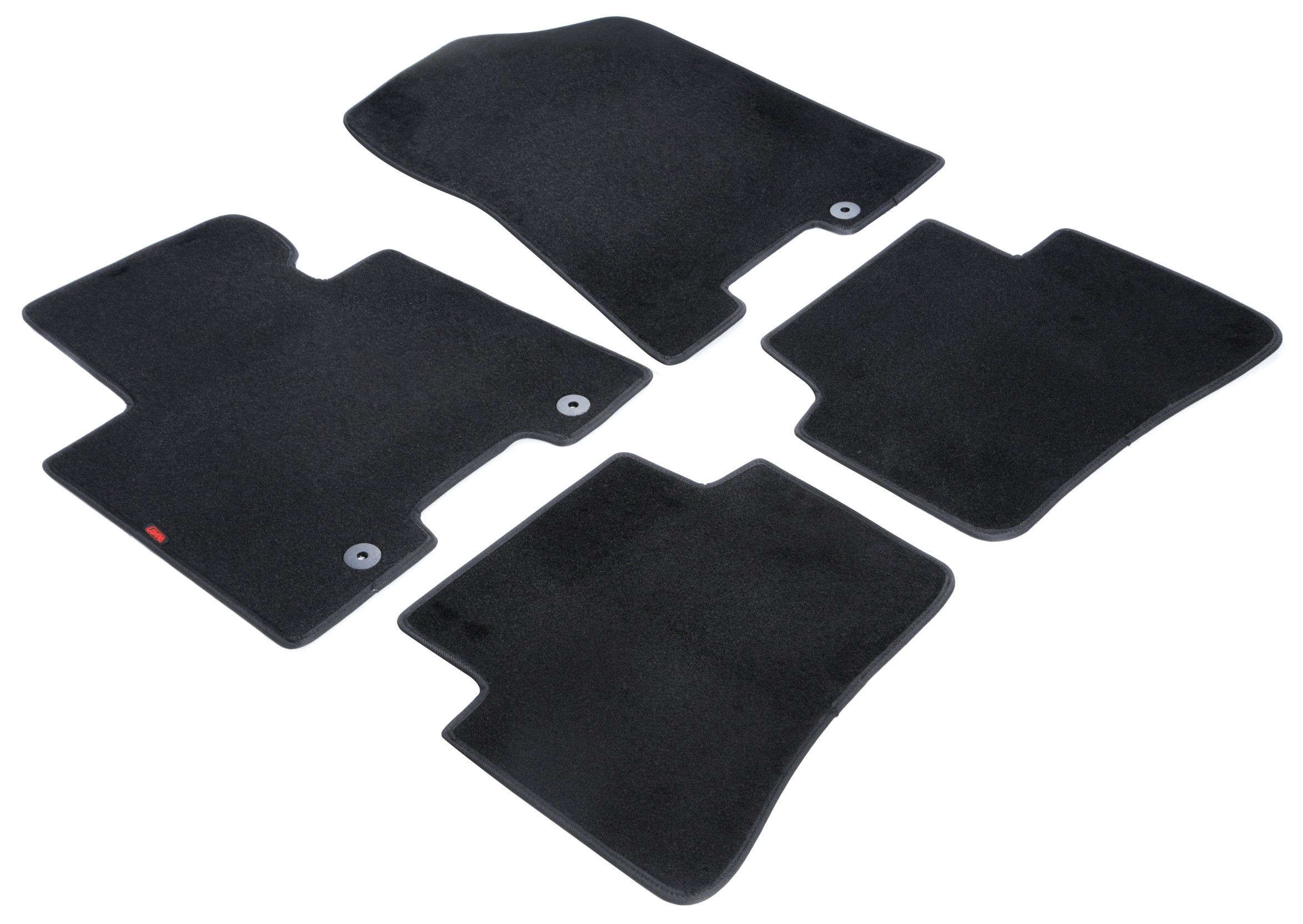 Set tappeti su misura in moquette - compatibile per Kia Sportage (03/16>11/21) fix tondo