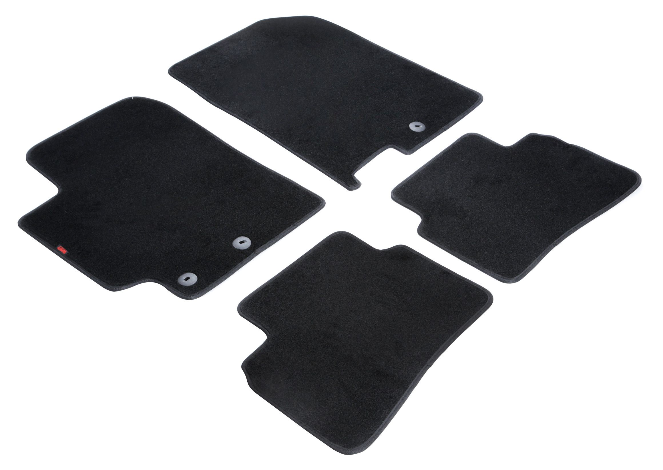 Set tappeti su misura in moquette - compatibile per Kia Rio 5p (04/17>08/20) - Kia Stonic (10/17>09/20) - Kia Rio 5p (09/20>12/23) - Kia Stonic (10/20>)