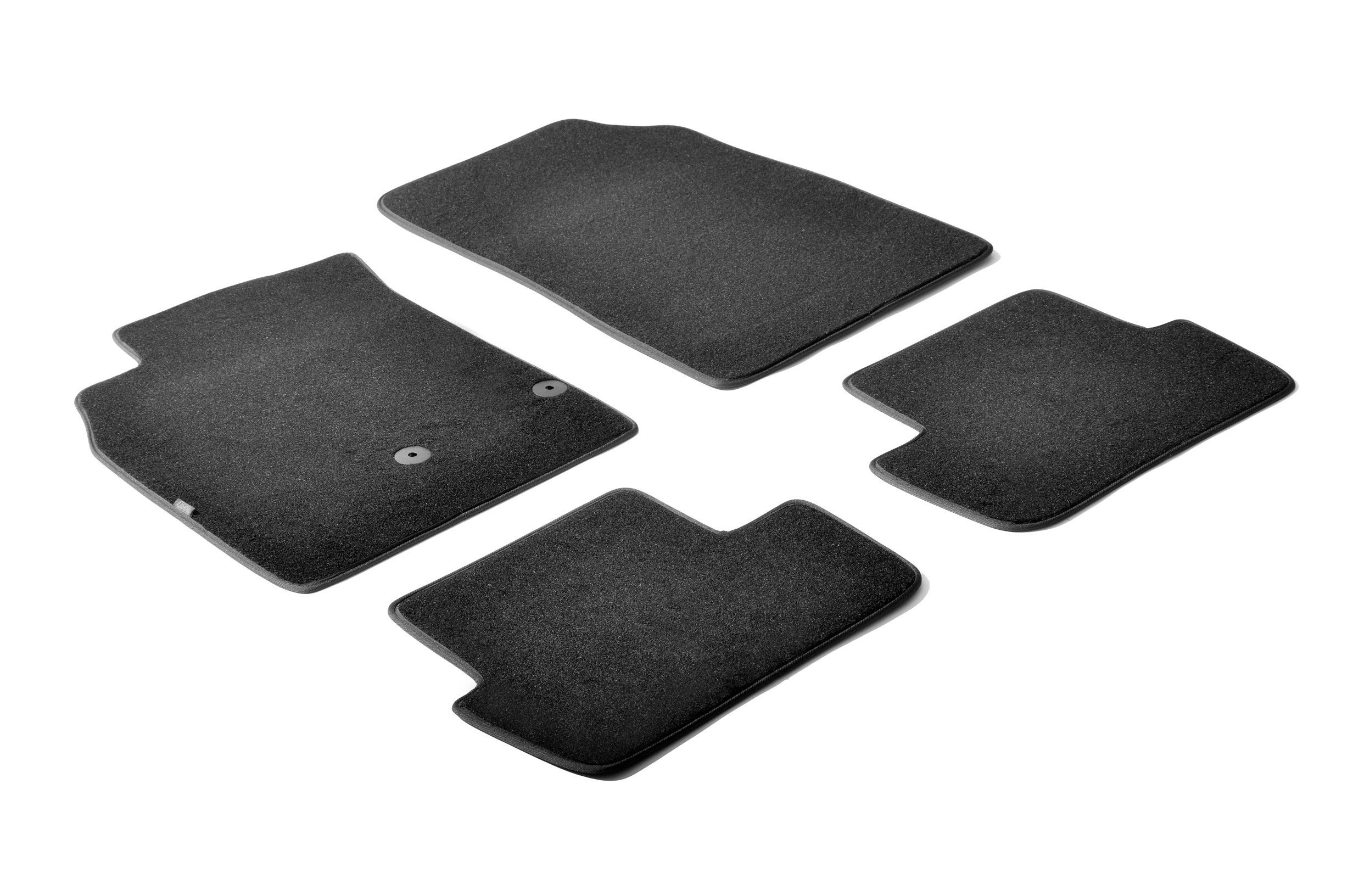 Set tappeti su misura in moquette - compatibile per Renault Megane III 5p (11/08>12/15) vano sotto tap. - Renault Megane III Coupé (03/09>12/15) vano sotto tap. - Renault Megane III Sportour (09/09>0
