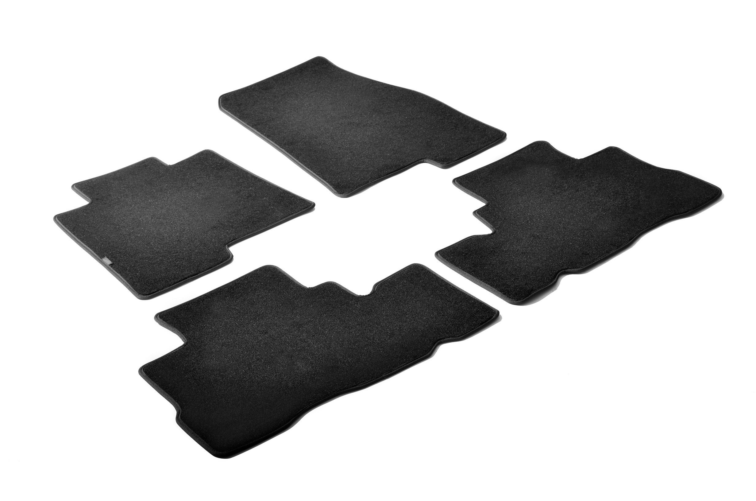 Set tappeti su misura in moquette - compatibile per Mercedes CLA 4p (02/13>04/19) - Mercedes CLA Shooting Brake (03/13>07/19) - Mercedes Classe A 5p (10/12>05/18) - Mercedes Classe B (10/11>01/19) -