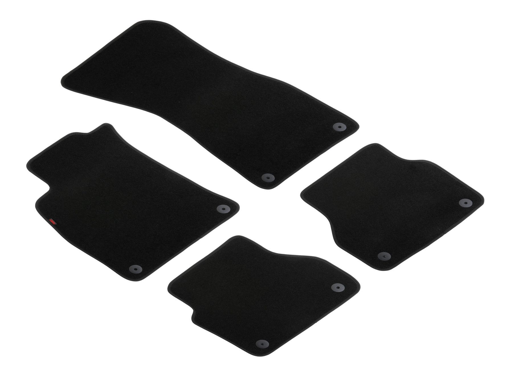 Set tappeti su misura in moquette - compatibile per Audi A6 4p (07/18>05/25) - Audi A6 Avant (08/18>04/25) - Audi A7 Sportback (04/18>04/25) - Audi A6 Allroad (09/19>)