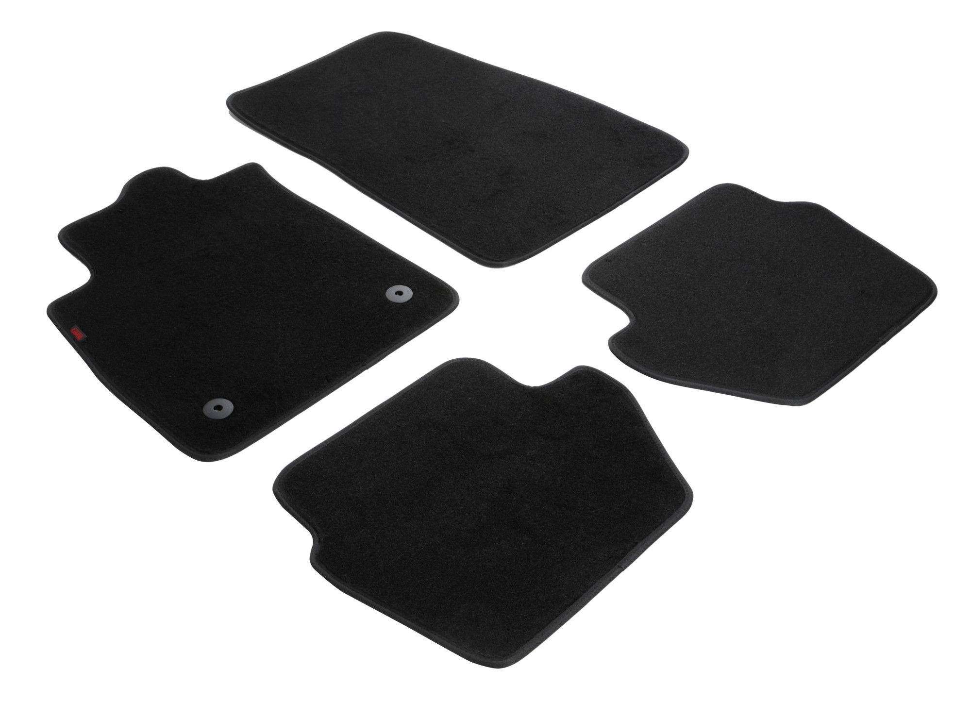 Set tappeti su misura in moquette - compatibile per Ford Fiesta 3p (06/17>10/21) - Ford Fiesta 5p (06/17>10/21) - Ford Fiesta 3p (11/21>08/23) - Ford Fiesta 5p (11/21>08/23)