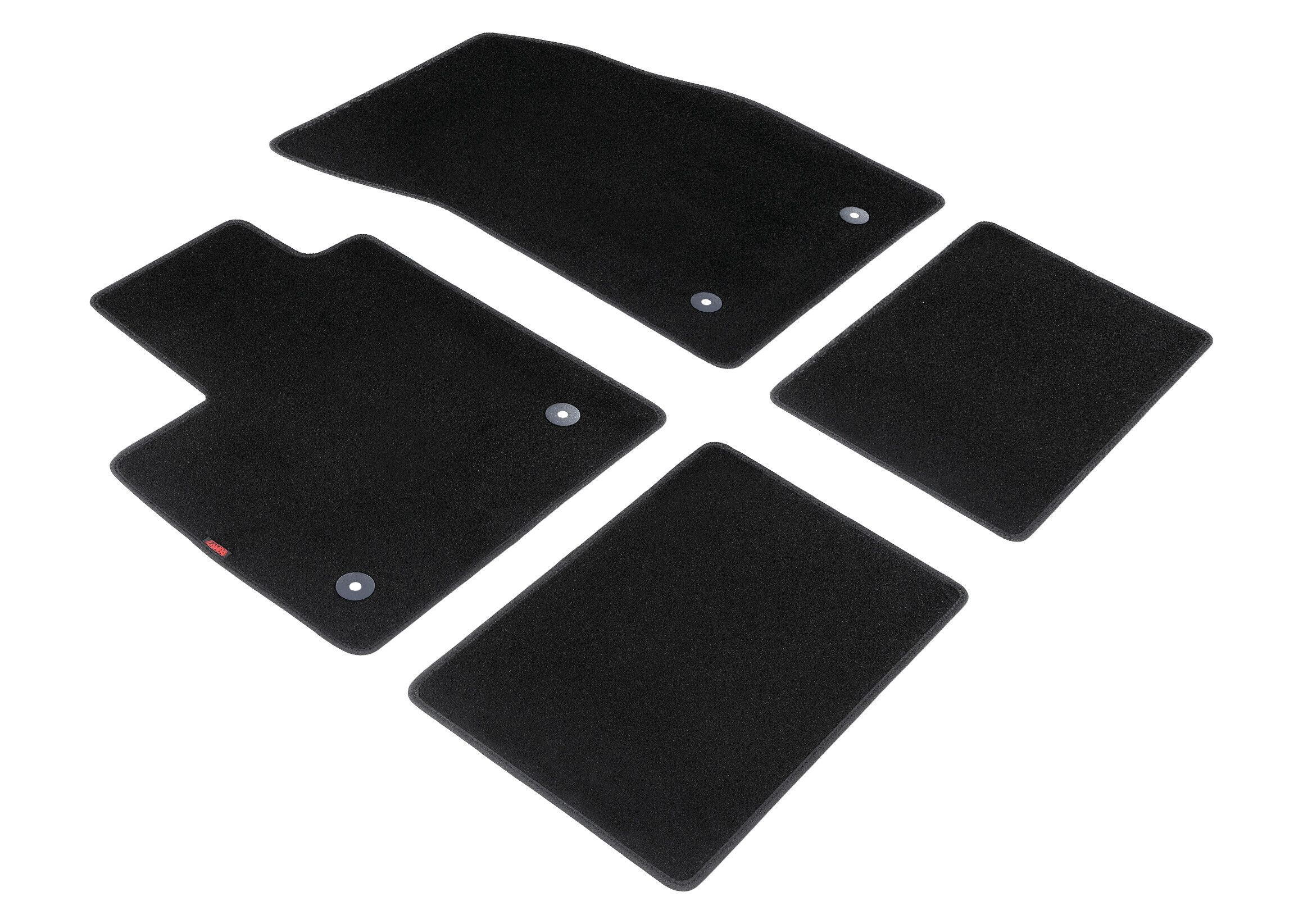 Set tappeti su misura in moquette - compatibile per Ford Focus 5p (06/18>09/21) - Ford Focus sw (06/18>09/21) - Ford Focus 5p (10/21>) - Ford Focus sw (10/21>)