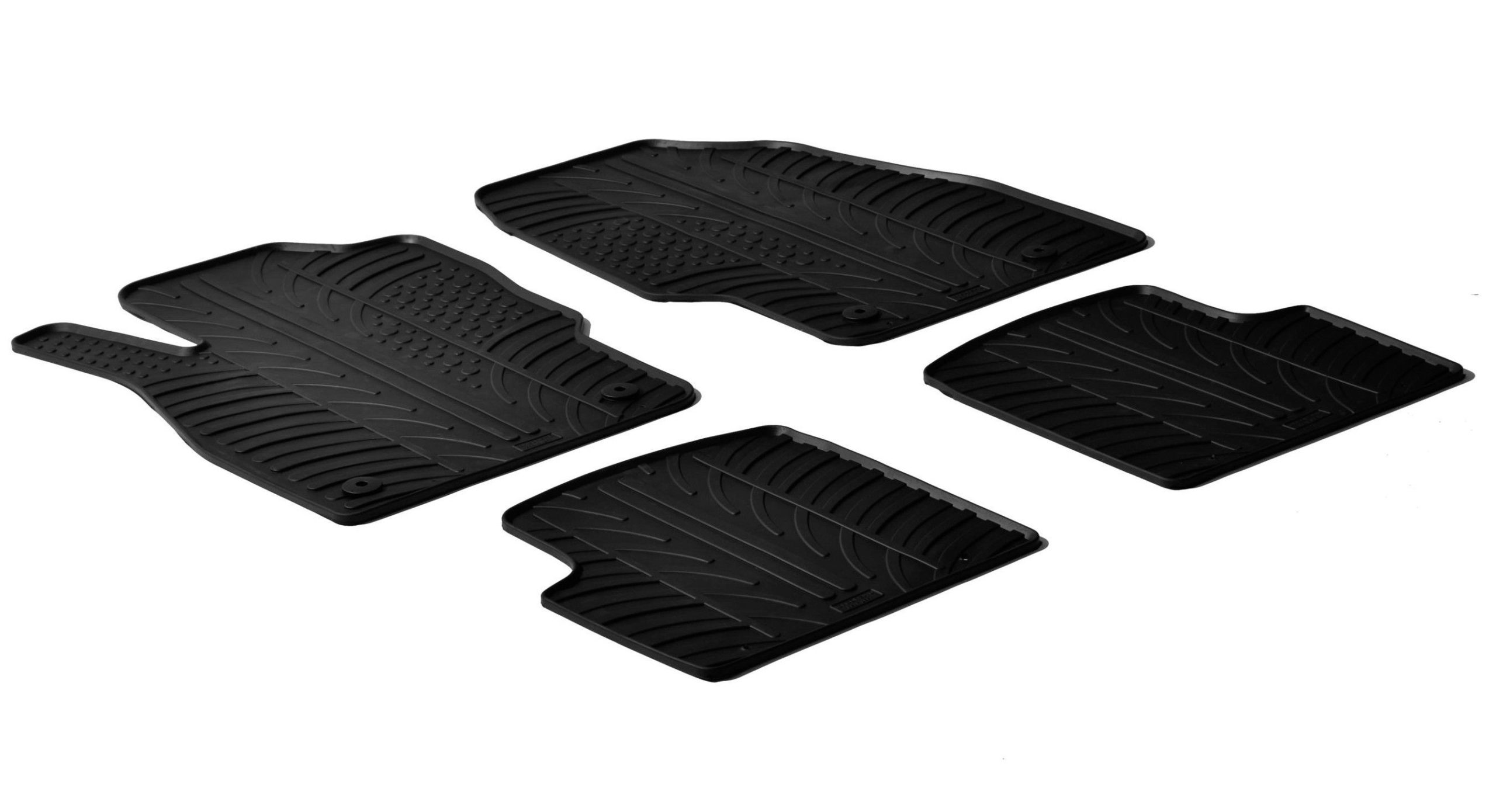 Set tappeti su misura in gomma - compatibile per Opel Corsa D 3p (09/06>11/14) - Opel Corsa D 5p (09/06>11/14)