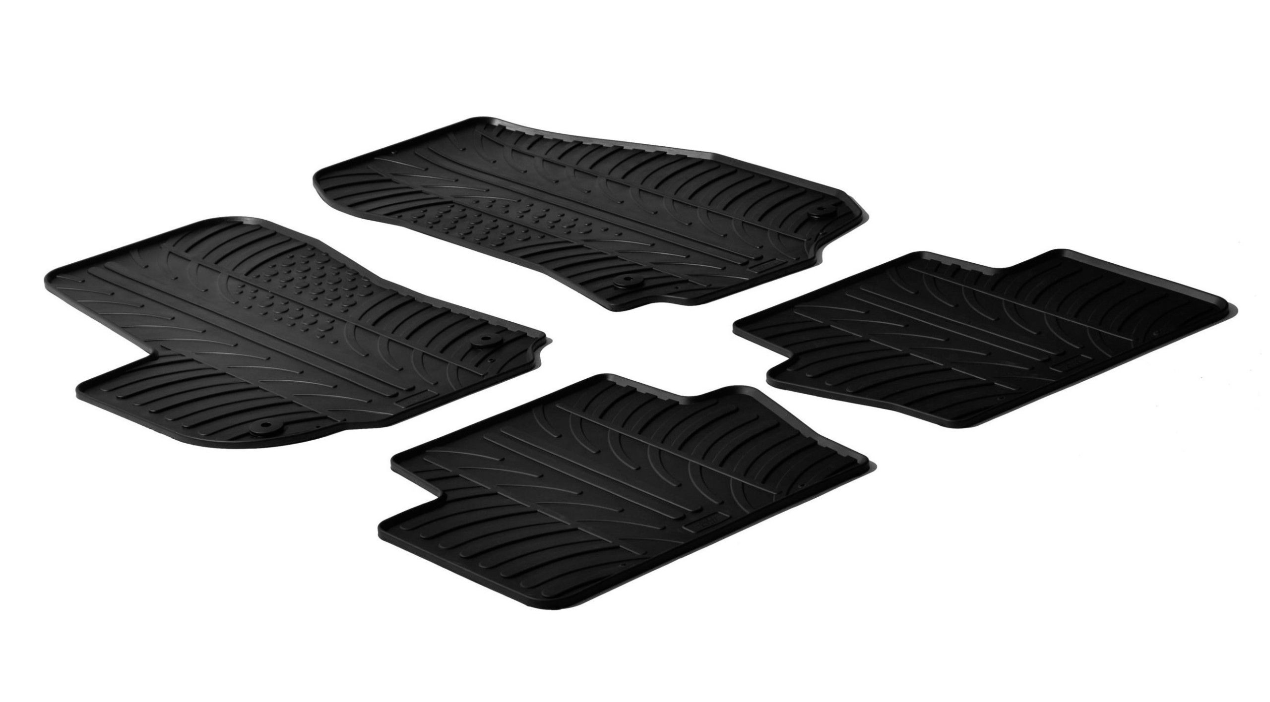Set tappeti su misura in gomma - compatibile per Opel Zafira (09/05>10/11) - Opel Zafira One (11/11>07/15)