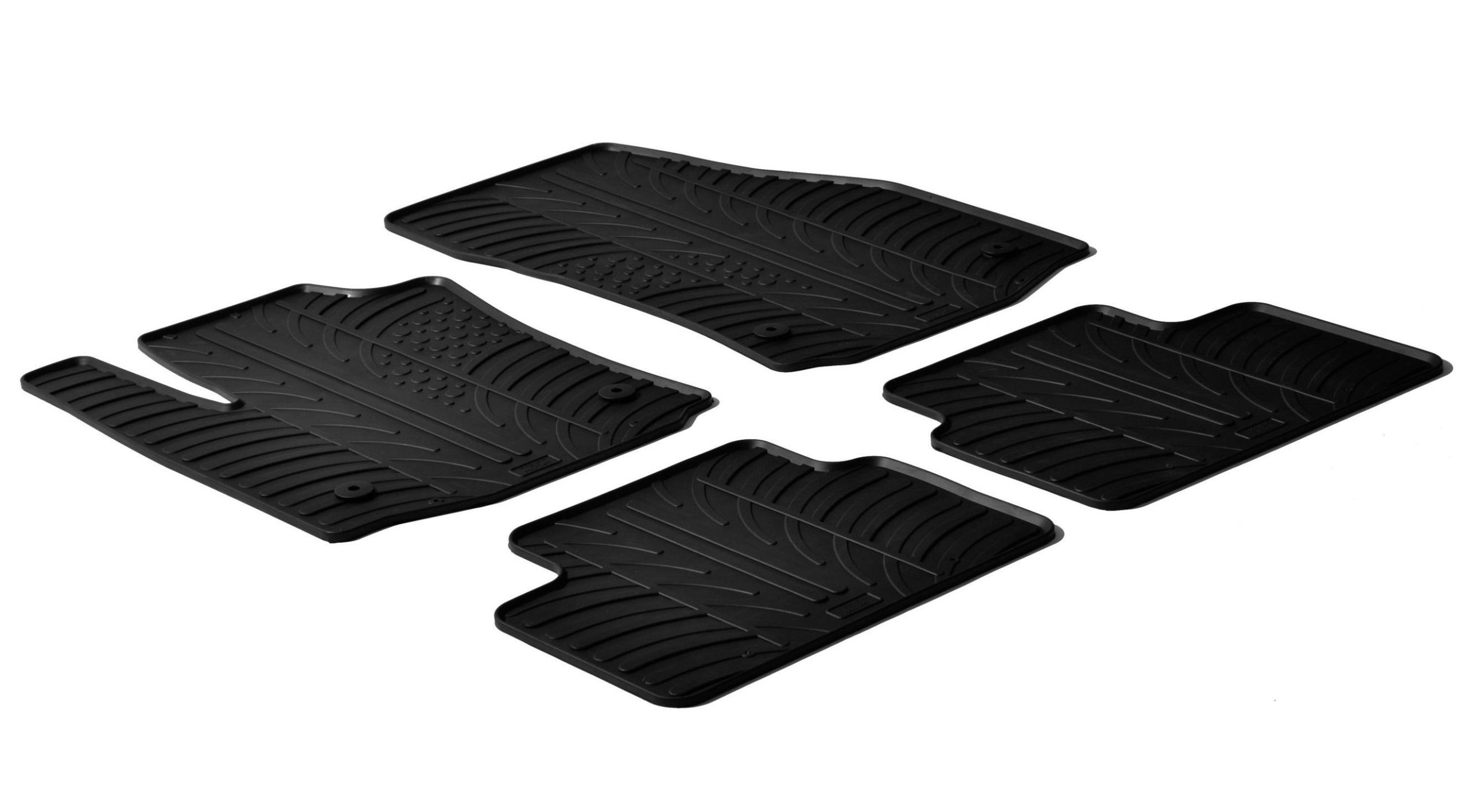 Set tappeti su misura in gomma - compatibile per Opel Meriva (05/10>05/17)