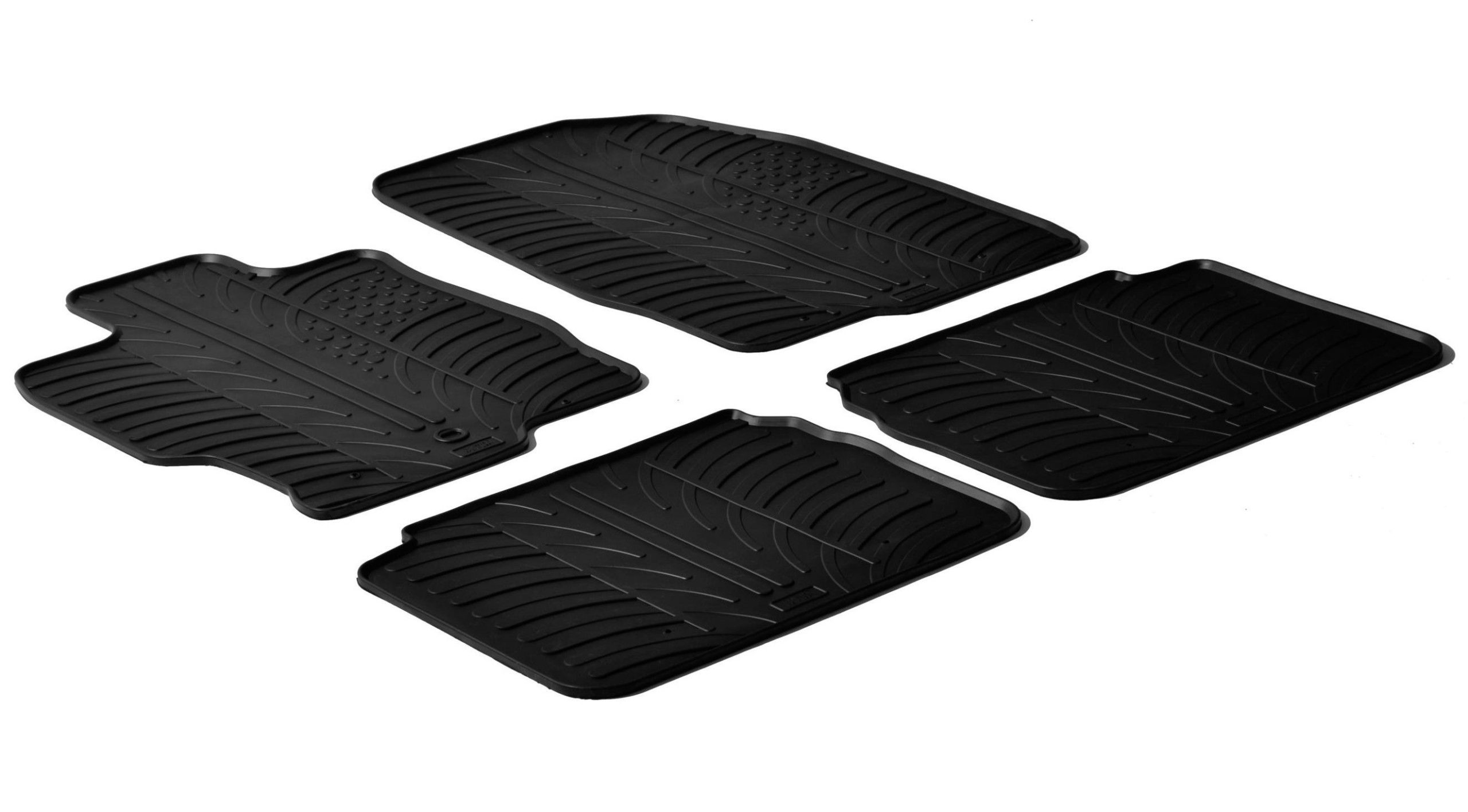 Set tappeti su misura in gomma - compatibile per Mazda 6 4p (04/08>12/12) - Mazda 6 Wagon (04/08>12/12)