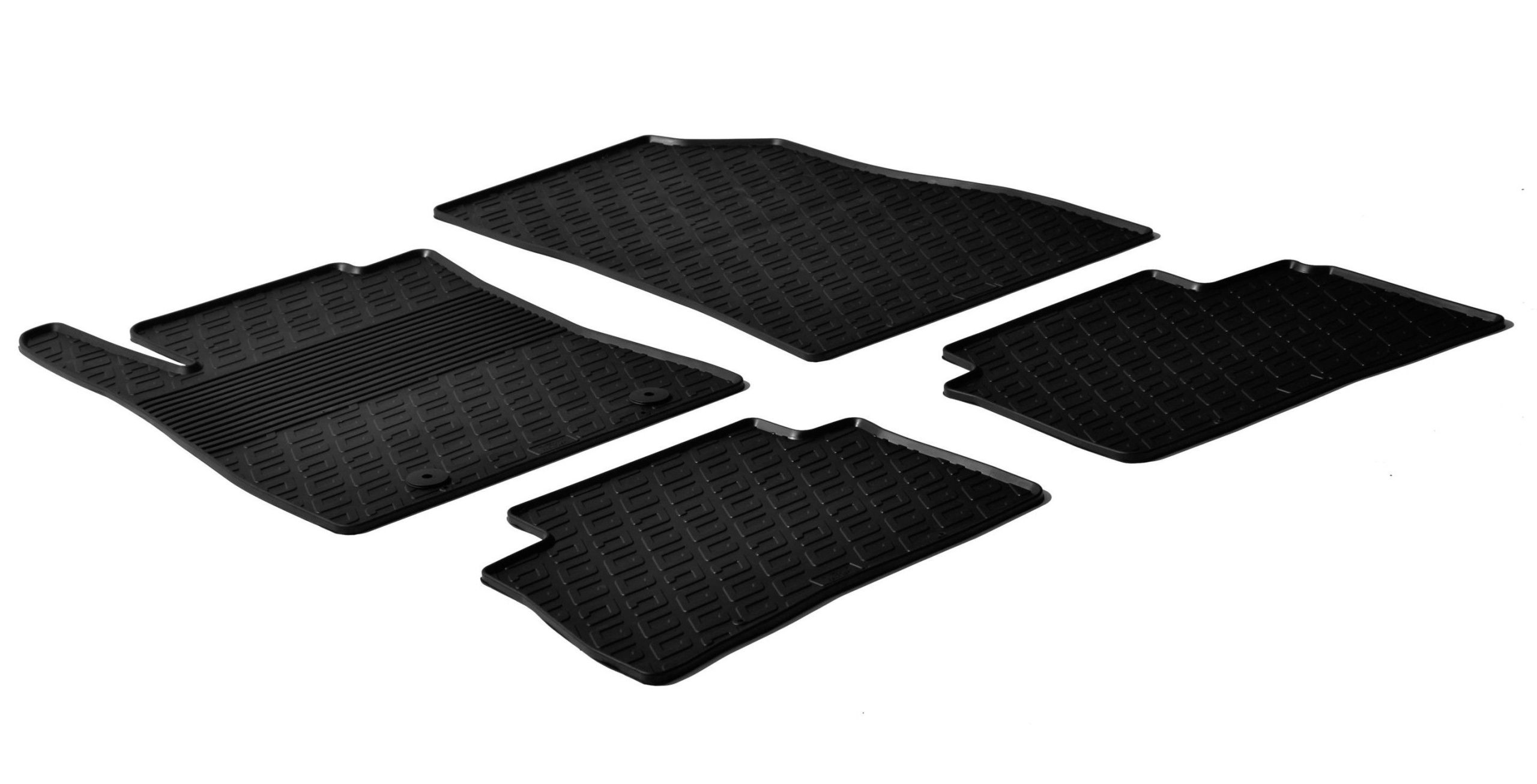 Set tappeti su misura in gomma - compatibile per Nissan Juke (10/10>11/19)