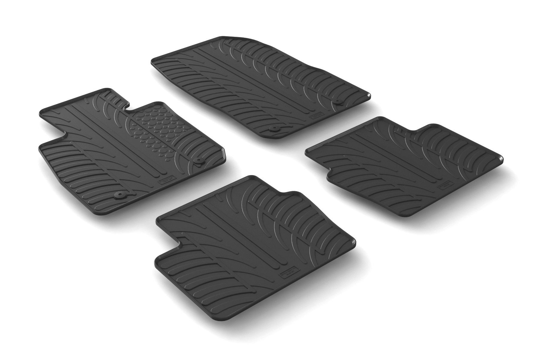 Set tappeti su misura in gomma - compatibile per Mazda CX-3 (06/15>09/22)