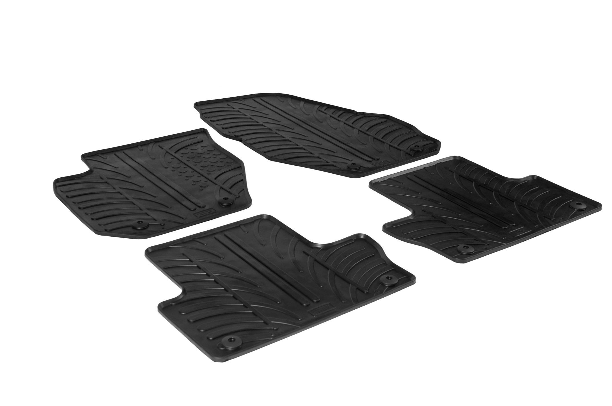 Set tappeti su misura in gomma - compatibile per Volvo XC60 (11/08>04/17)