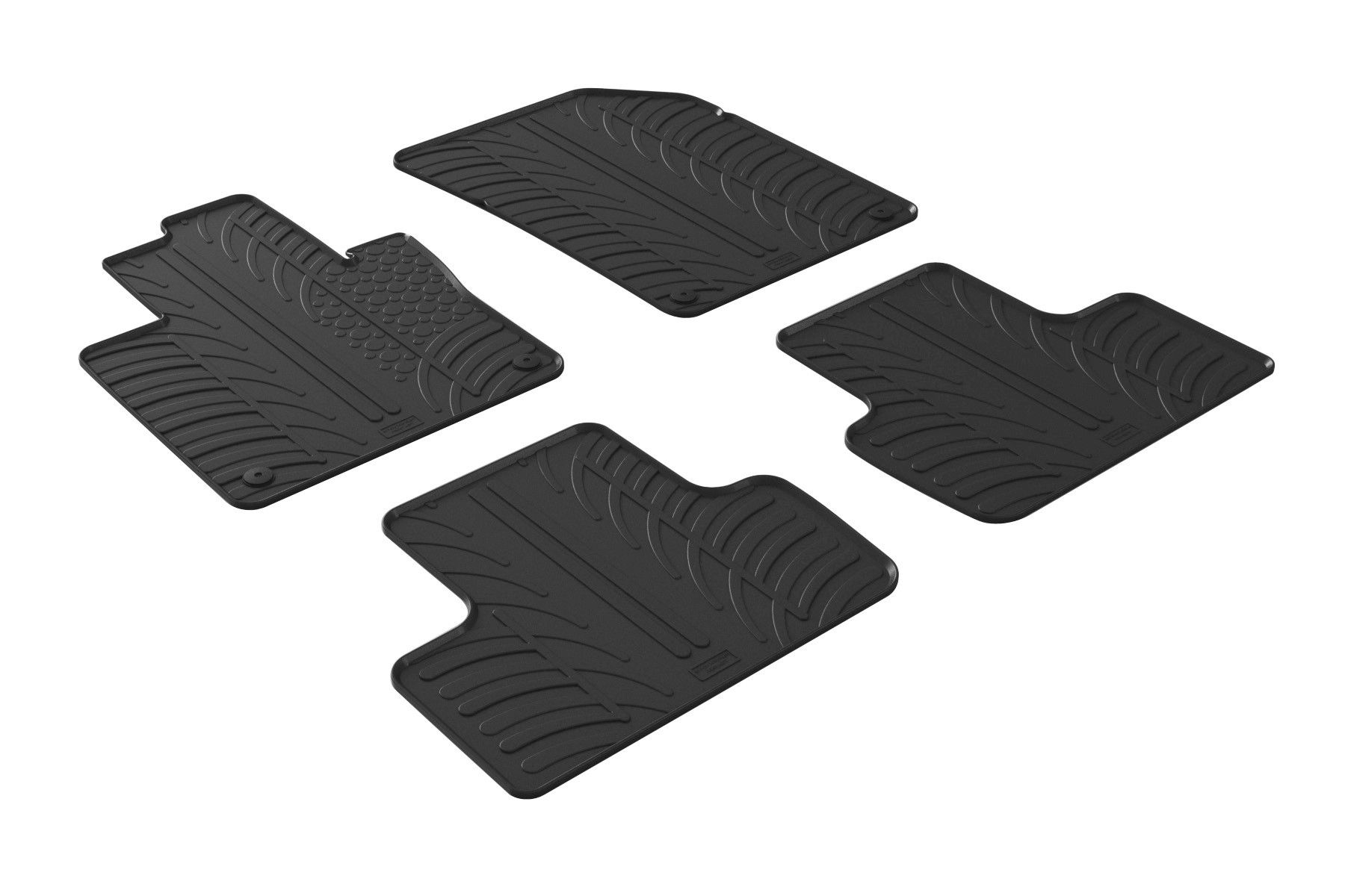 Set tappeti su misura in gomma - compatibile per Volvo XC60 (05/17>)