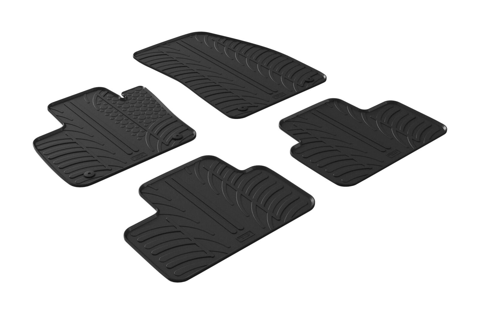 Set tappeti su misura in gomma - compatibile per Volvo XC40 (10/17>) automatico