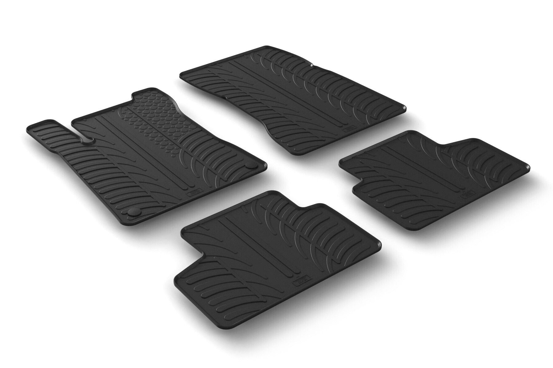 Set tappeti su misura in gomma - compatibile per Mercedes GLB (11/19>)