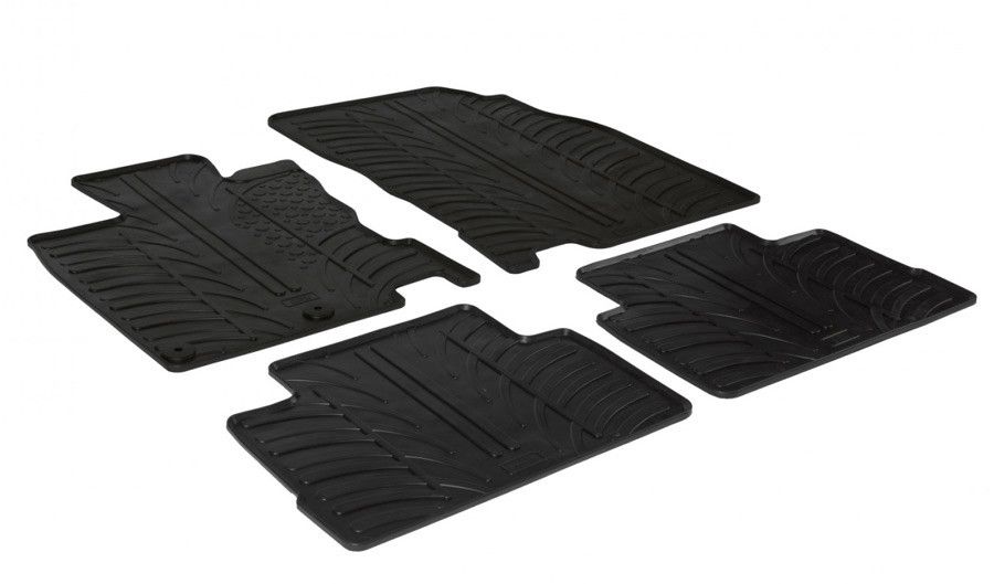Set tappeti su misura in gomma - compatibile per Nissan Qashqai (02/14>03/21)