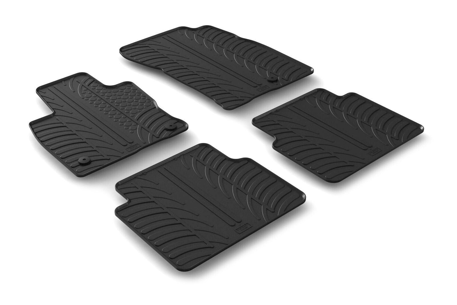 Set tappeti su misura in gomma - compatibile per Ford Kuga (11/19>)