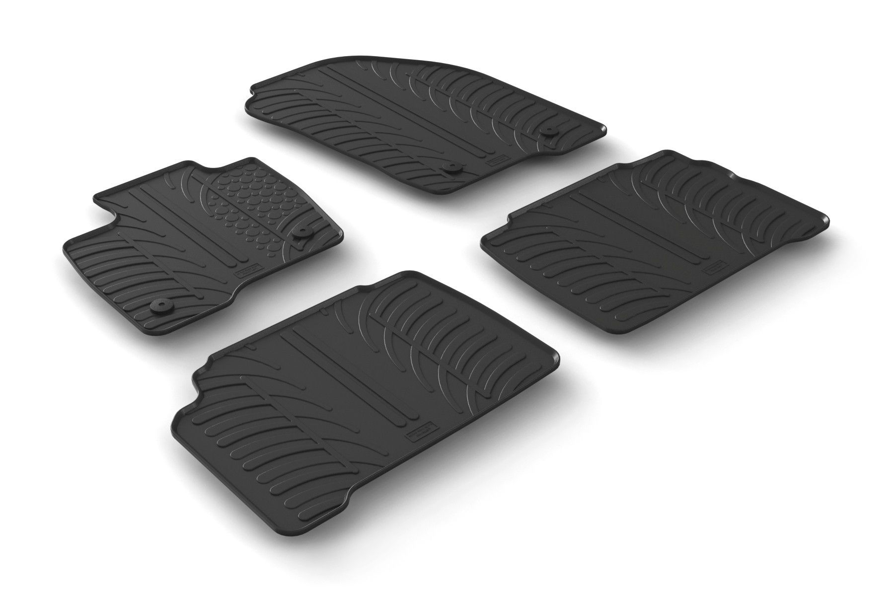Set tappeti su misura in gomma - compatibile per Ford Galaxy (10/15>02/22)