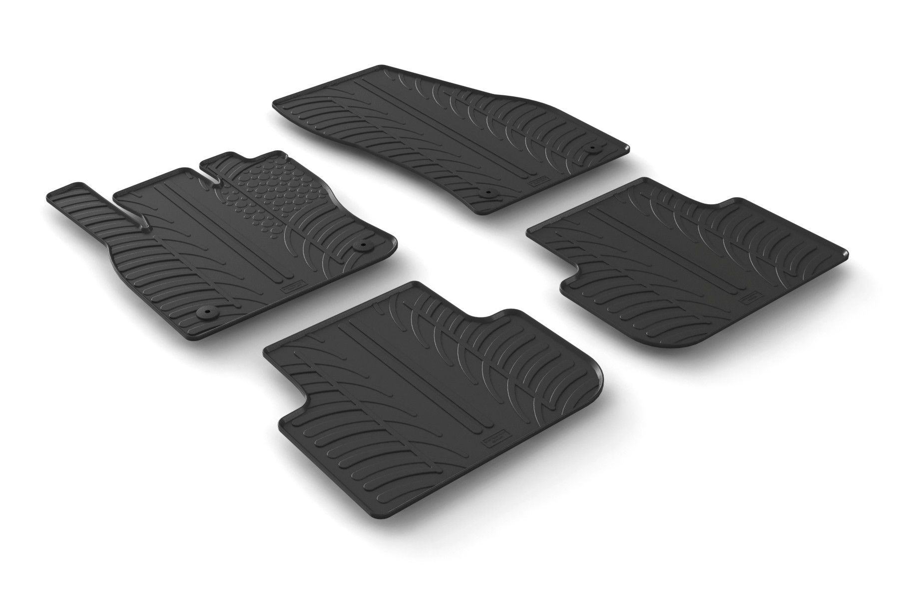 Set tappeti su misura in gomma - compatibile per Volkswagen Tiguan (05/16>11/23)